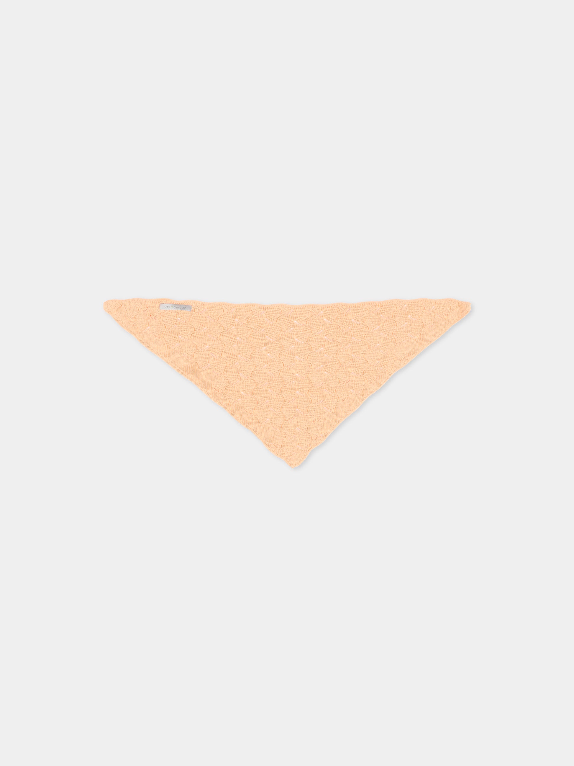 Foulard arancione per bambina,Vélocipède,GEORGI TRIANGLAR SCARF PEACH
