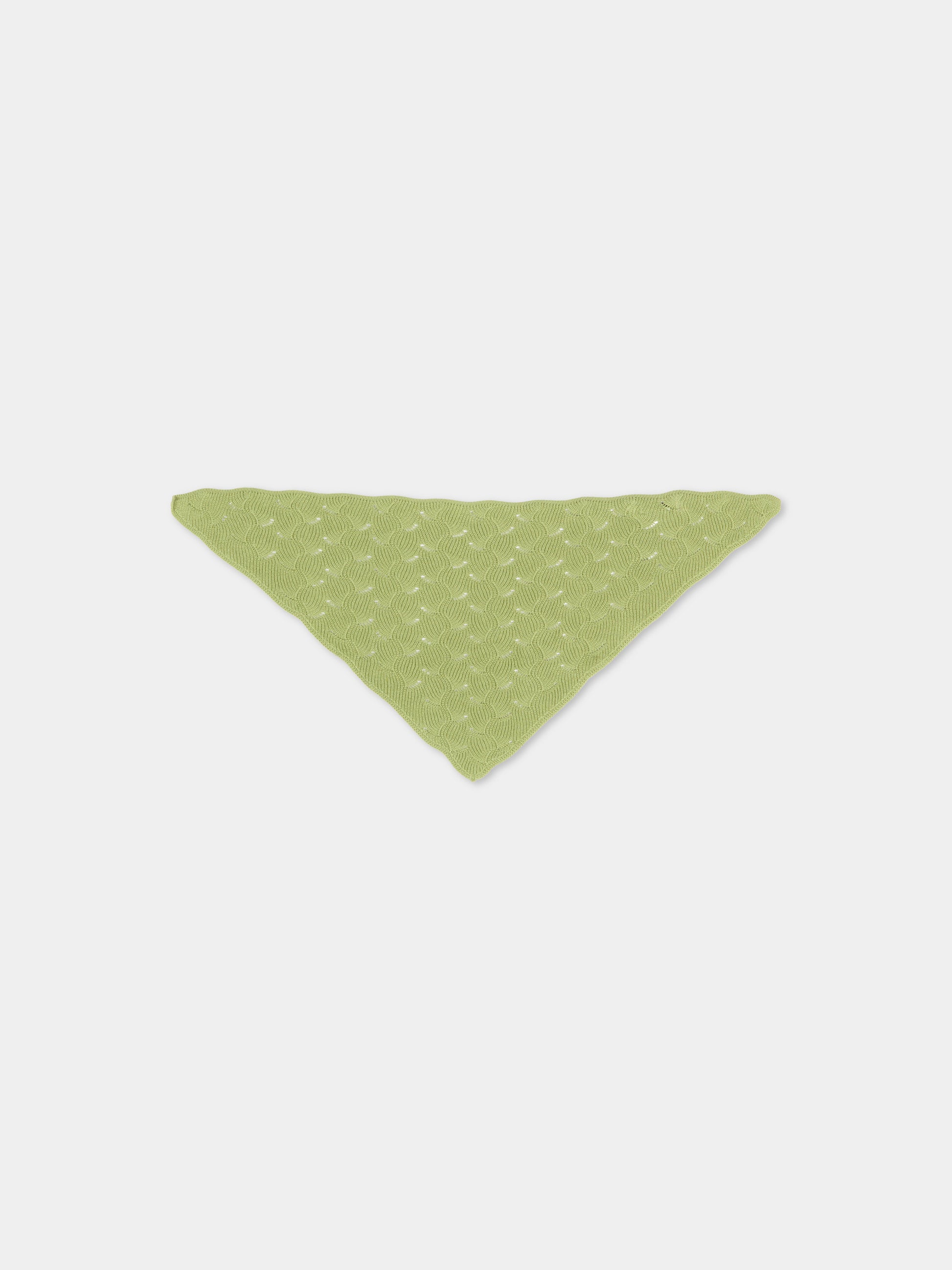 Foulard verde per bambini,Vélocipède,GEORGI TRIANGLAR SCARF GREEN