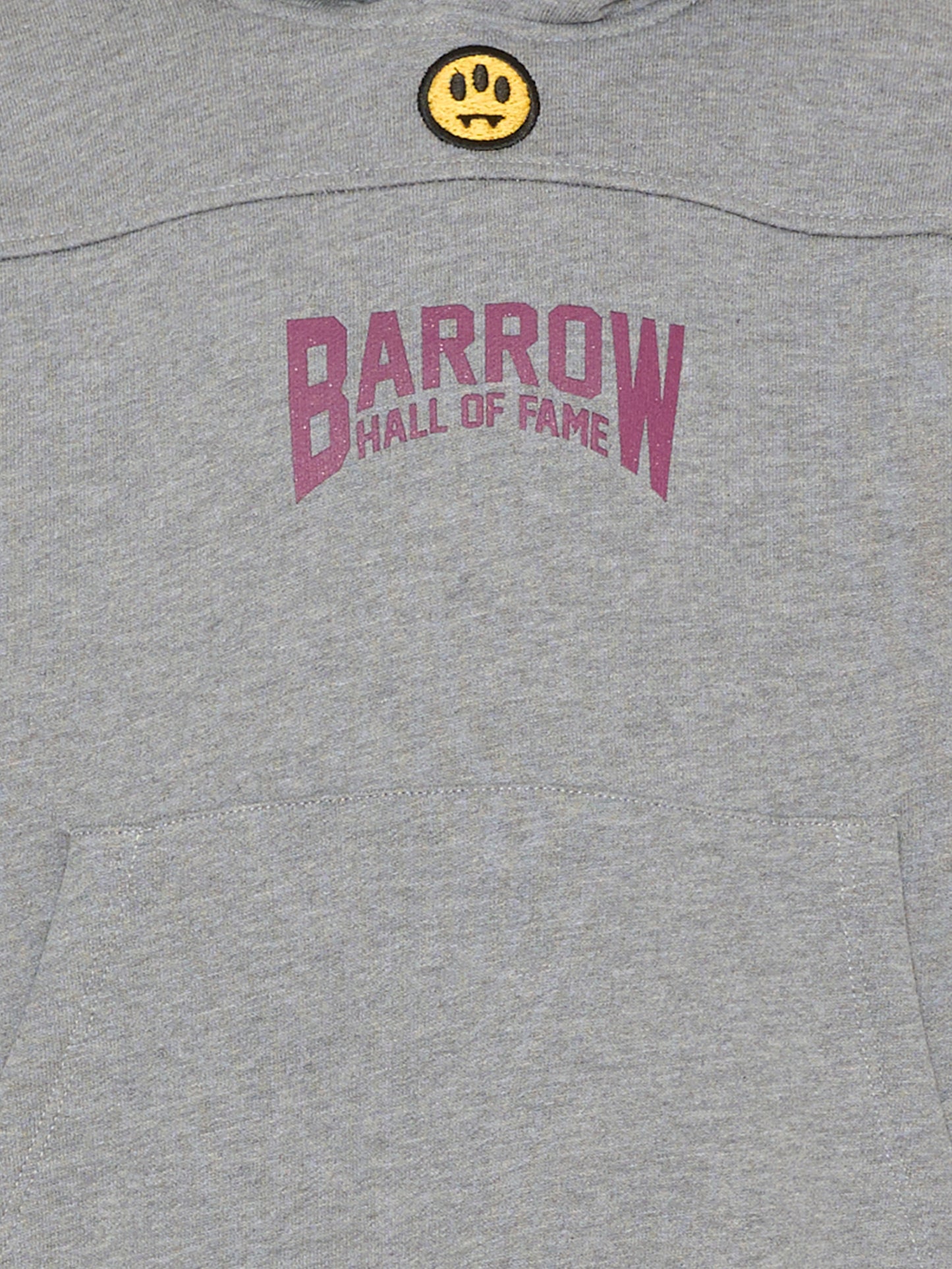 Felpa grigia per bambini con smile e logo,Barrow,F5BKJUHS085 104