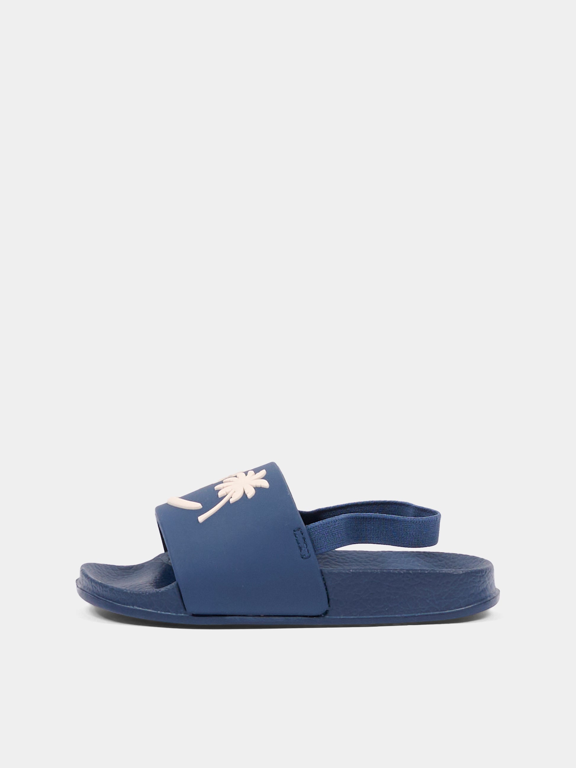 Ciabatte Zhappy blu per bambini con smile e palme,Molo,7S26U201 5618