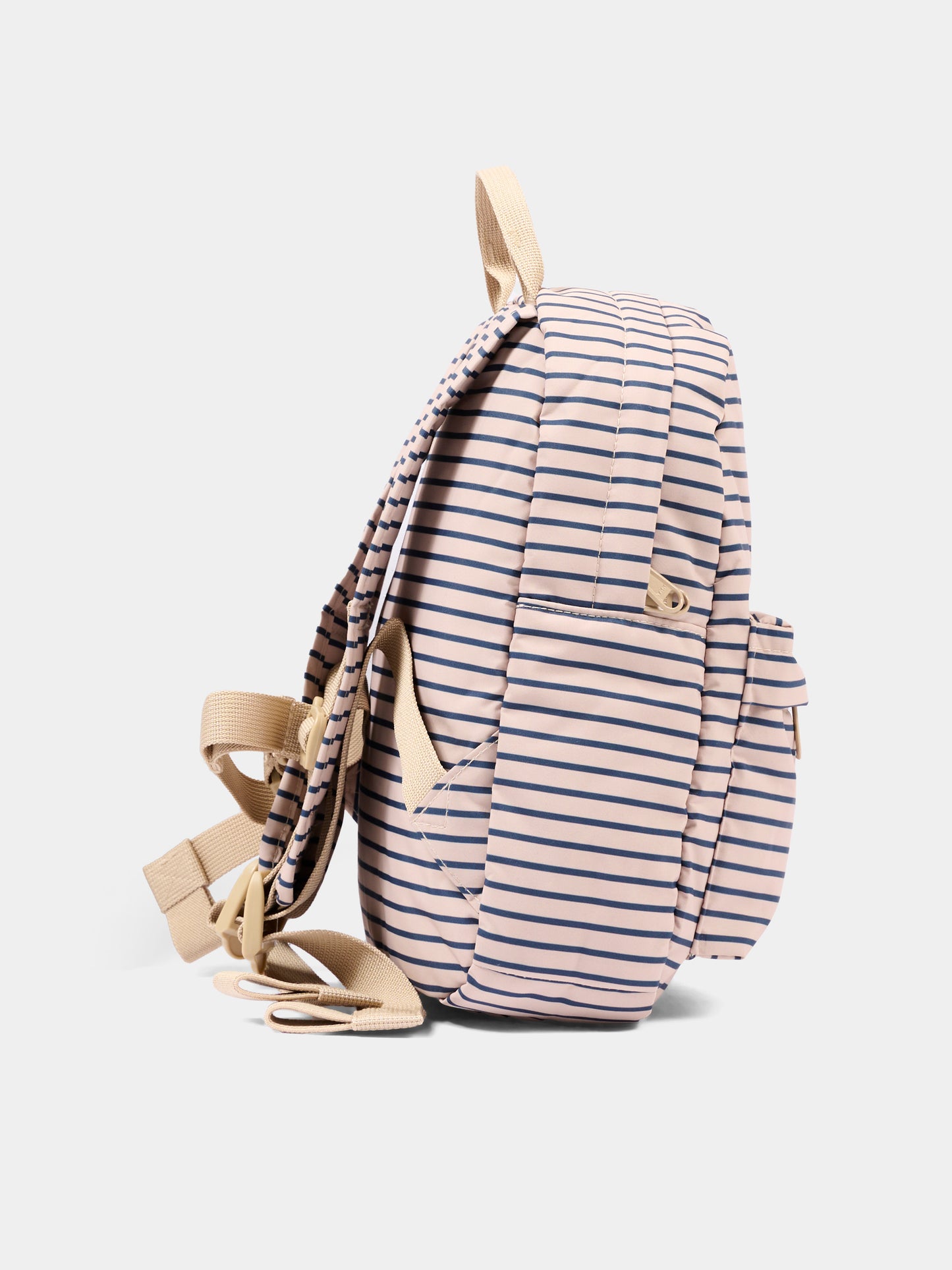 Zaino lilla per bambina a righe,Konges Sløjd,KS105745 STRIPE LA MER