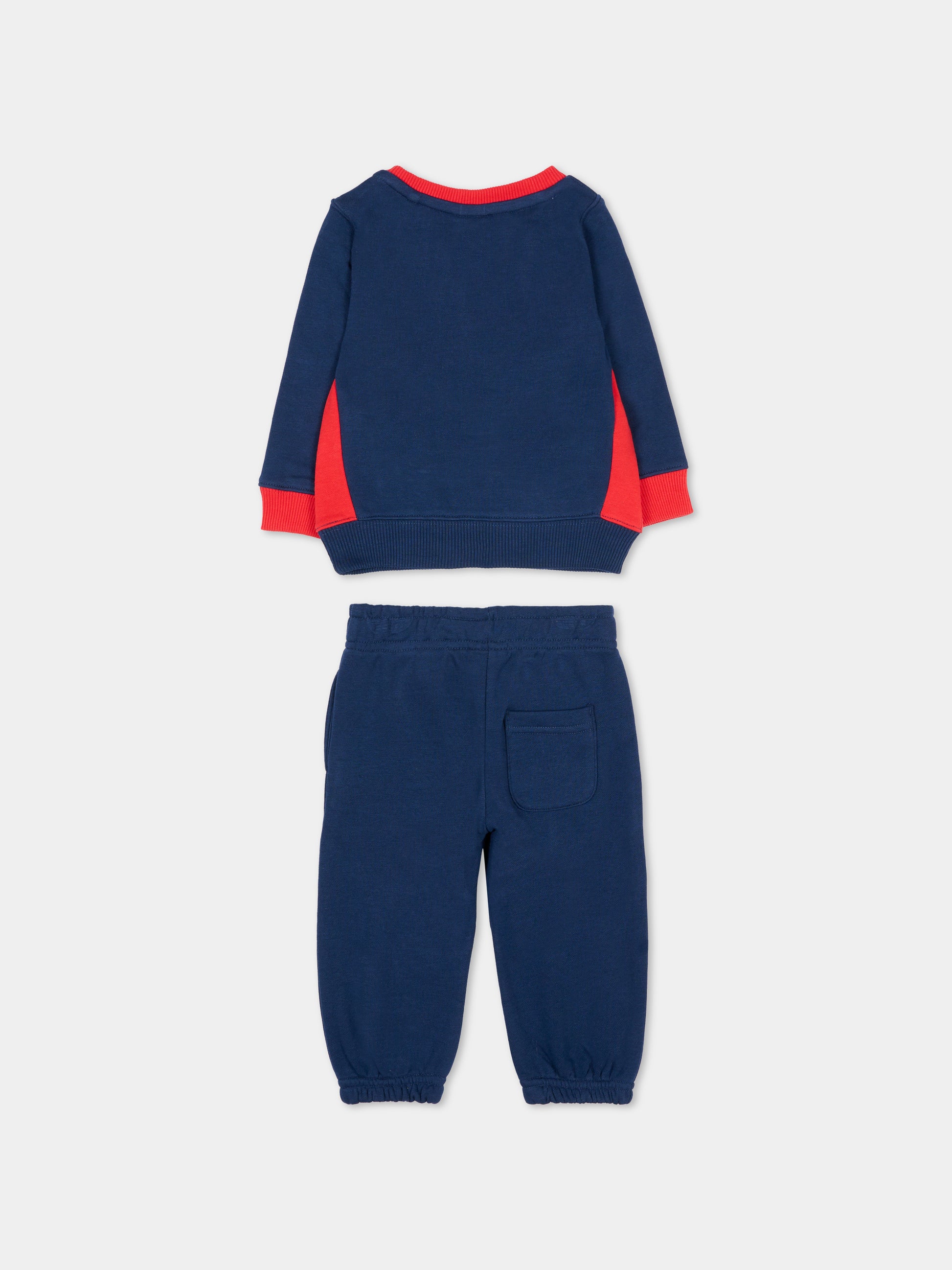 Completo blu per neonato con logo,New Balance,LAKB0309I NNY