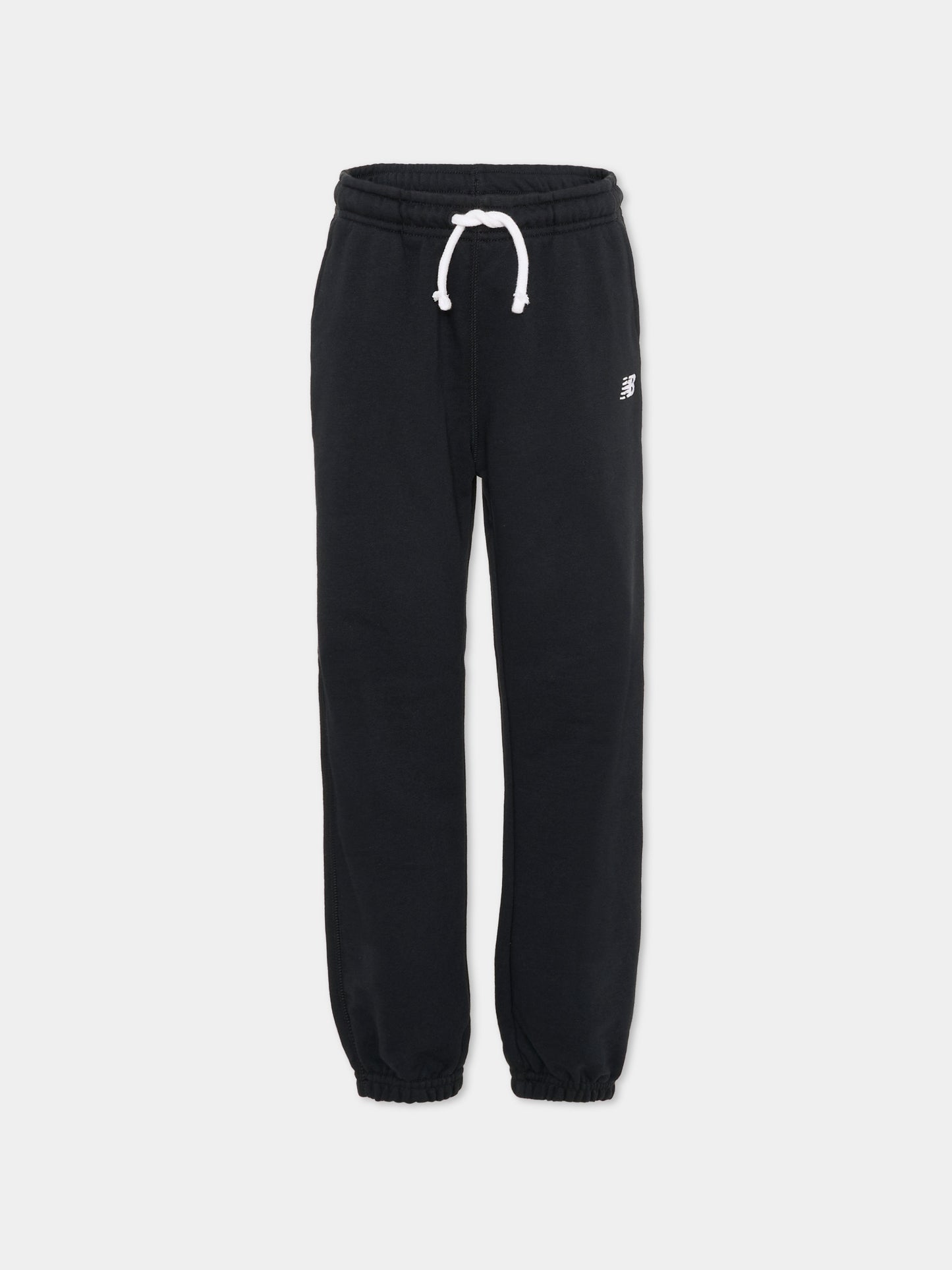 Pantaloni neri per bambini con logo,New Balance,LAKG0058 BK