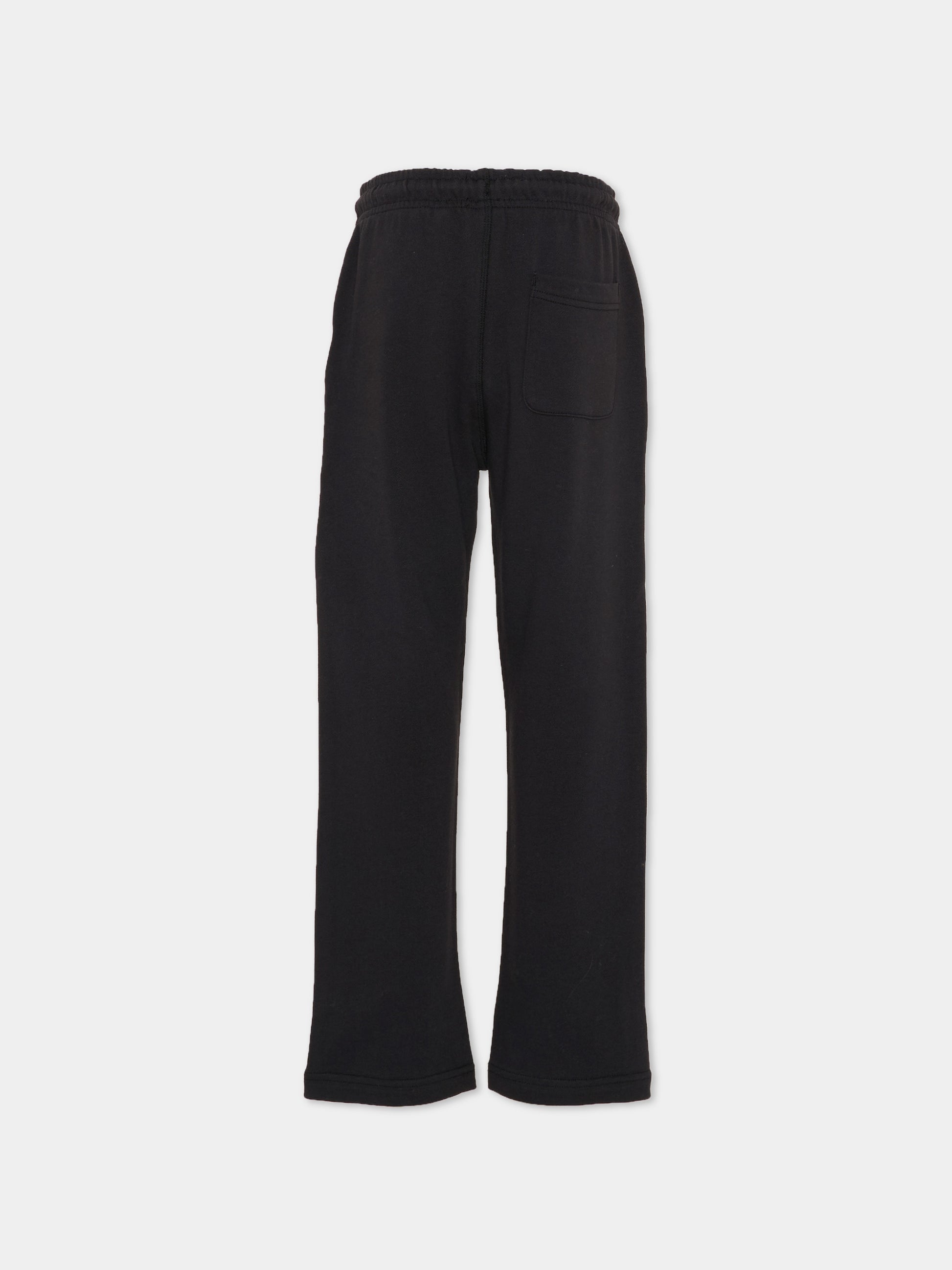 Pantaloni neri per bambini con logo,New Balance,LAKB0278 BK