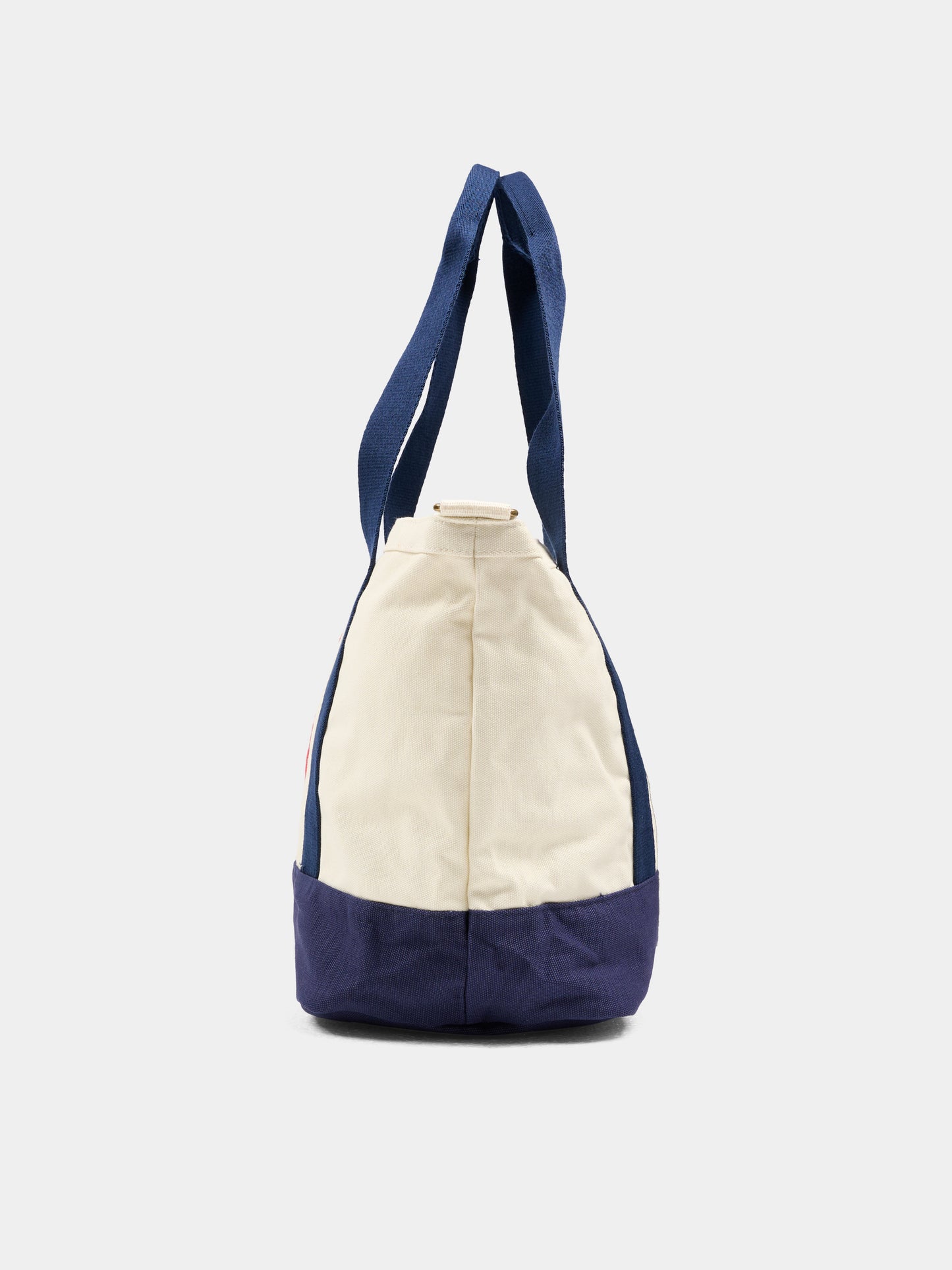 Borsa casual avorio per bambina con cavallino rosso,Ralph Lauren Kids,9AR023 BDF