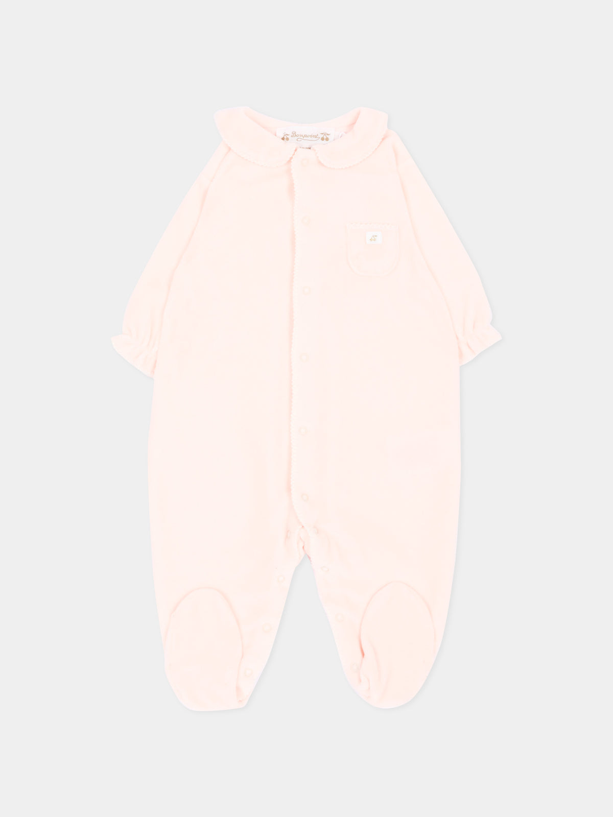 Tutina rosa per neonata,Bonpoint,PEBPI1051PY 021
