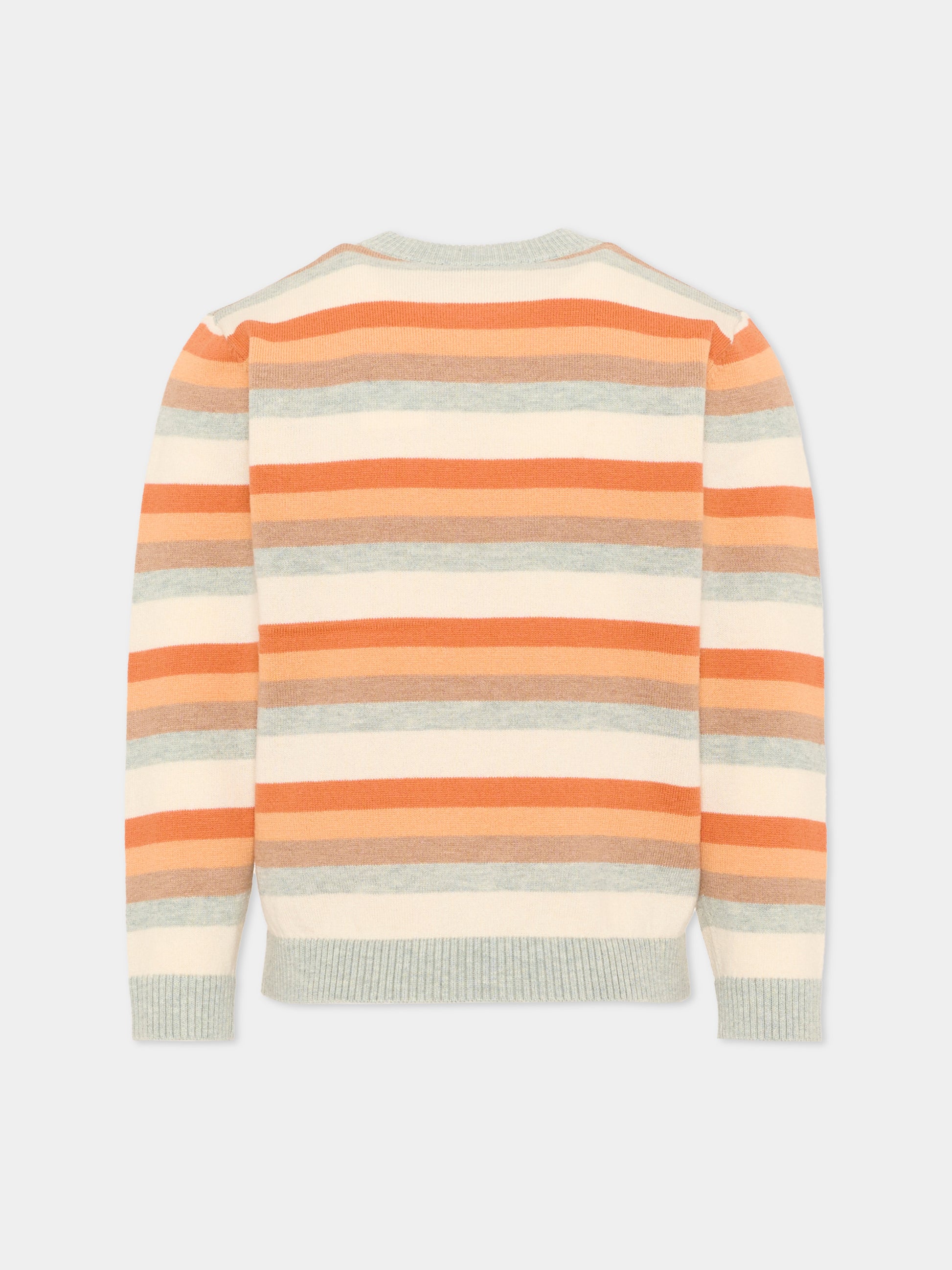 Maglione multicolor per bambino a righe,Bonpoint,W06BJUK00002 235