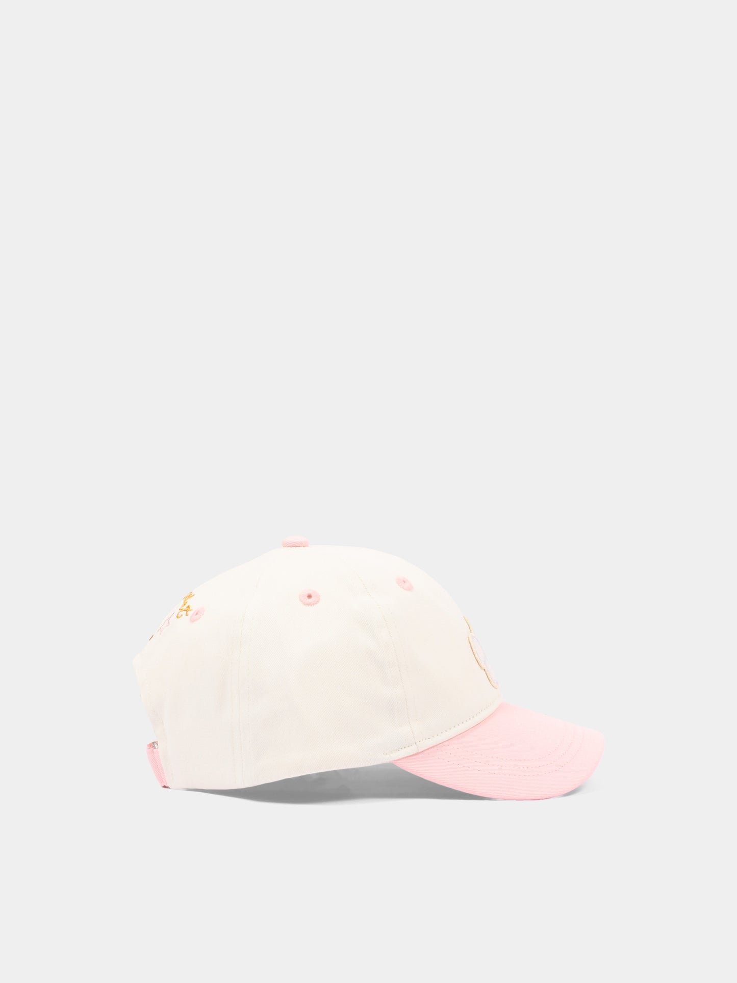 Cappello avorio per bambina con ciliegie,Bonpoint,P06GACW00001 004