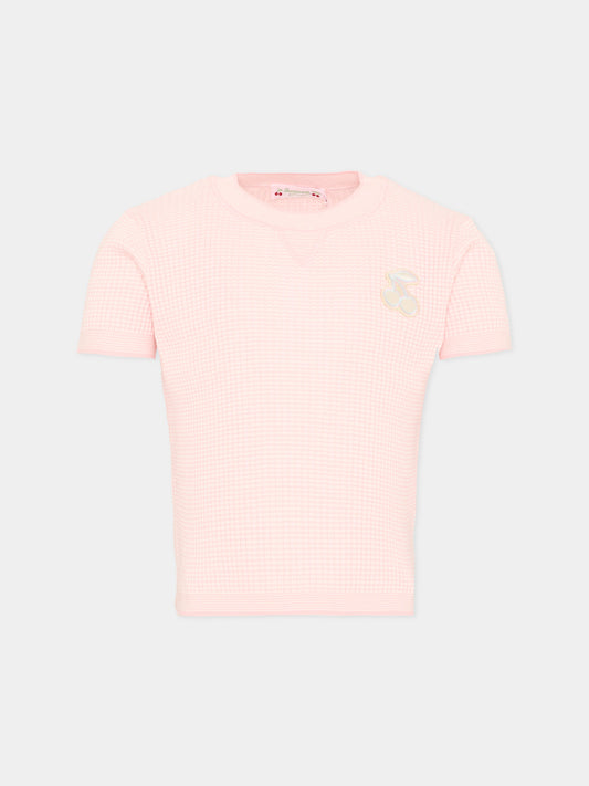 Maglia rosa per bambina,Bonpoint,P06GJUK00001 220A