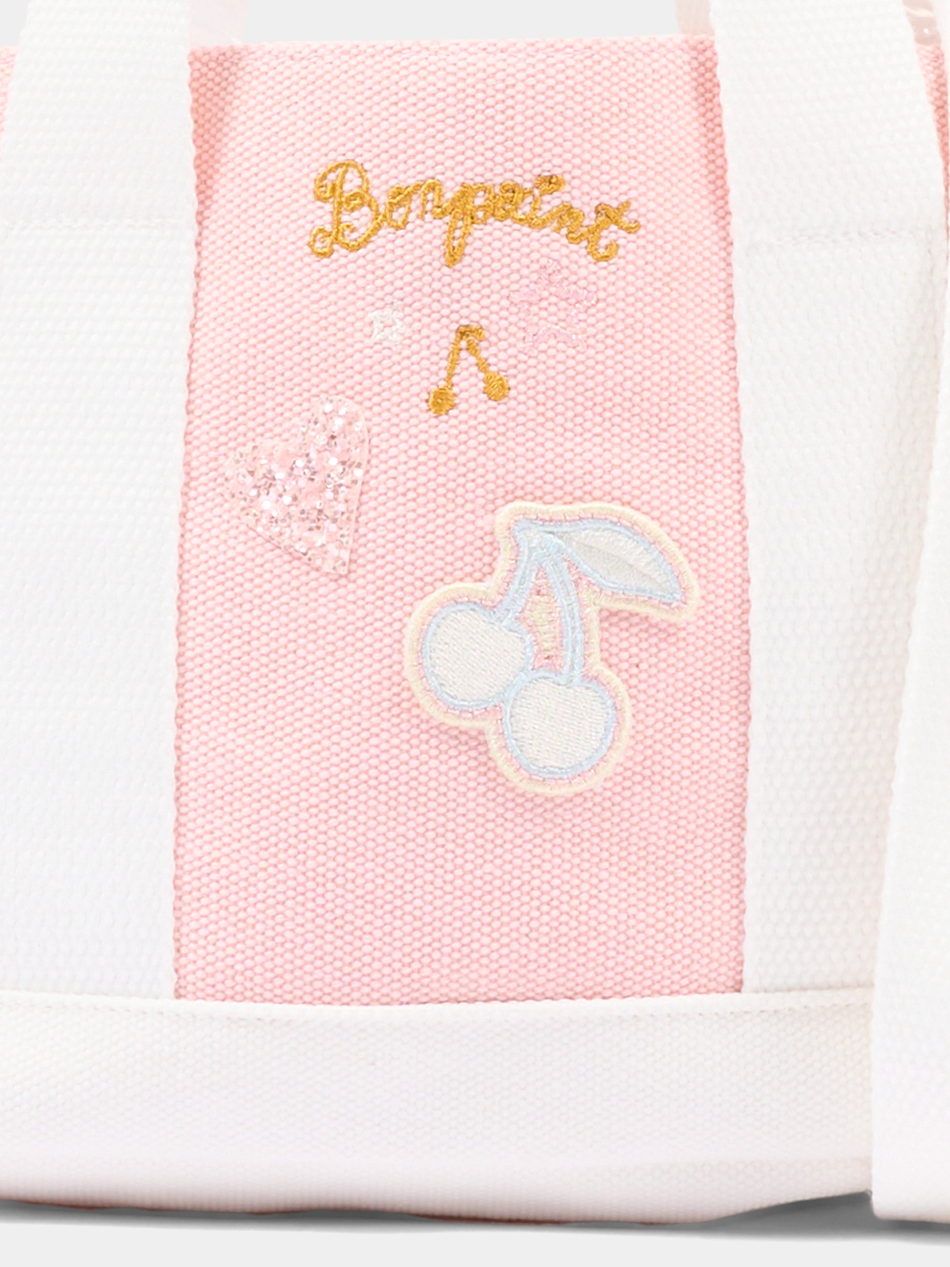 Borsa rosa in tela per bambina,Bonpoint,P06GBAW00003 020