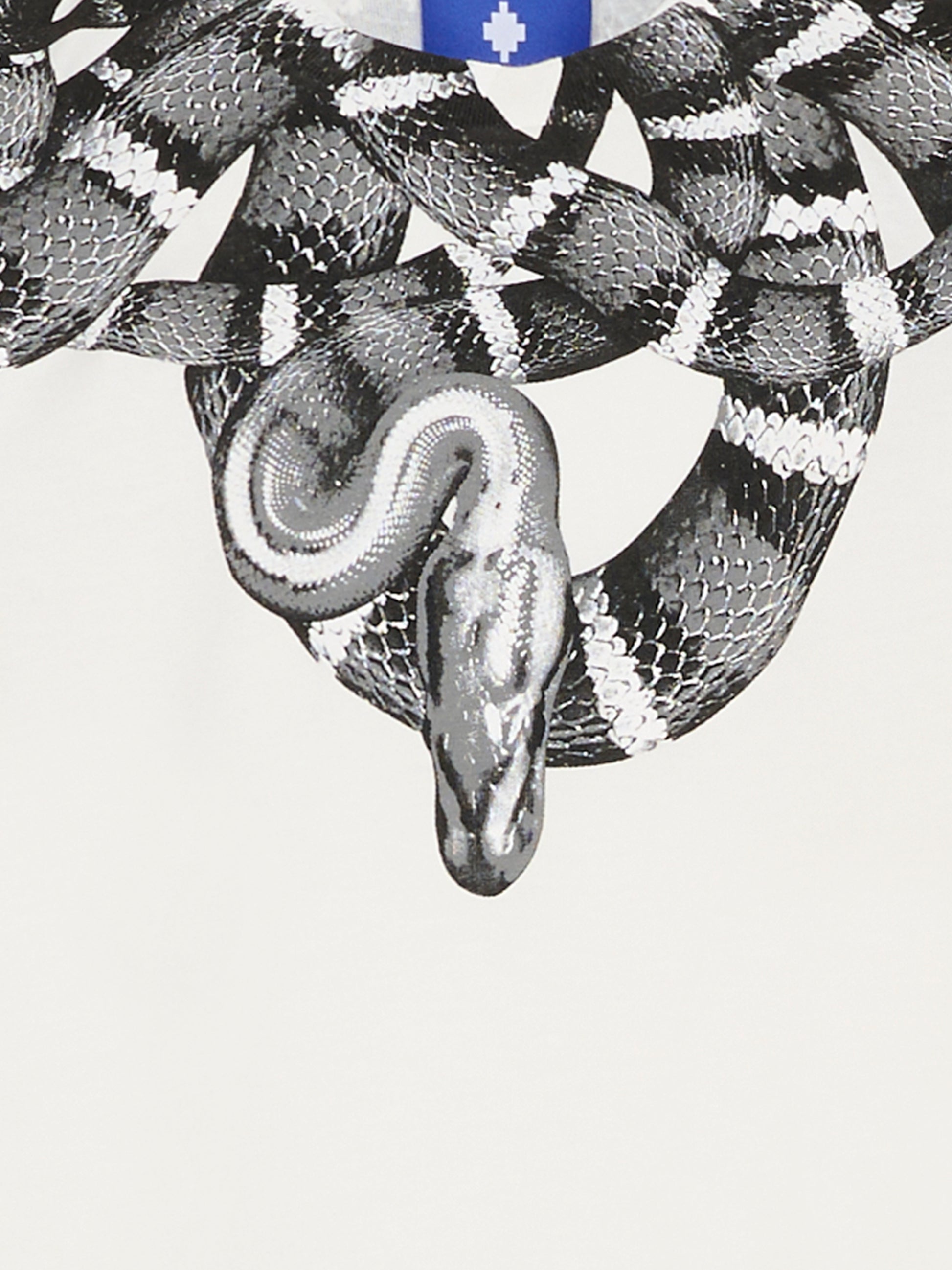 T-shirt avorio per bambino con serpente,County Of Milan Kids,F5CMJBTH042 002