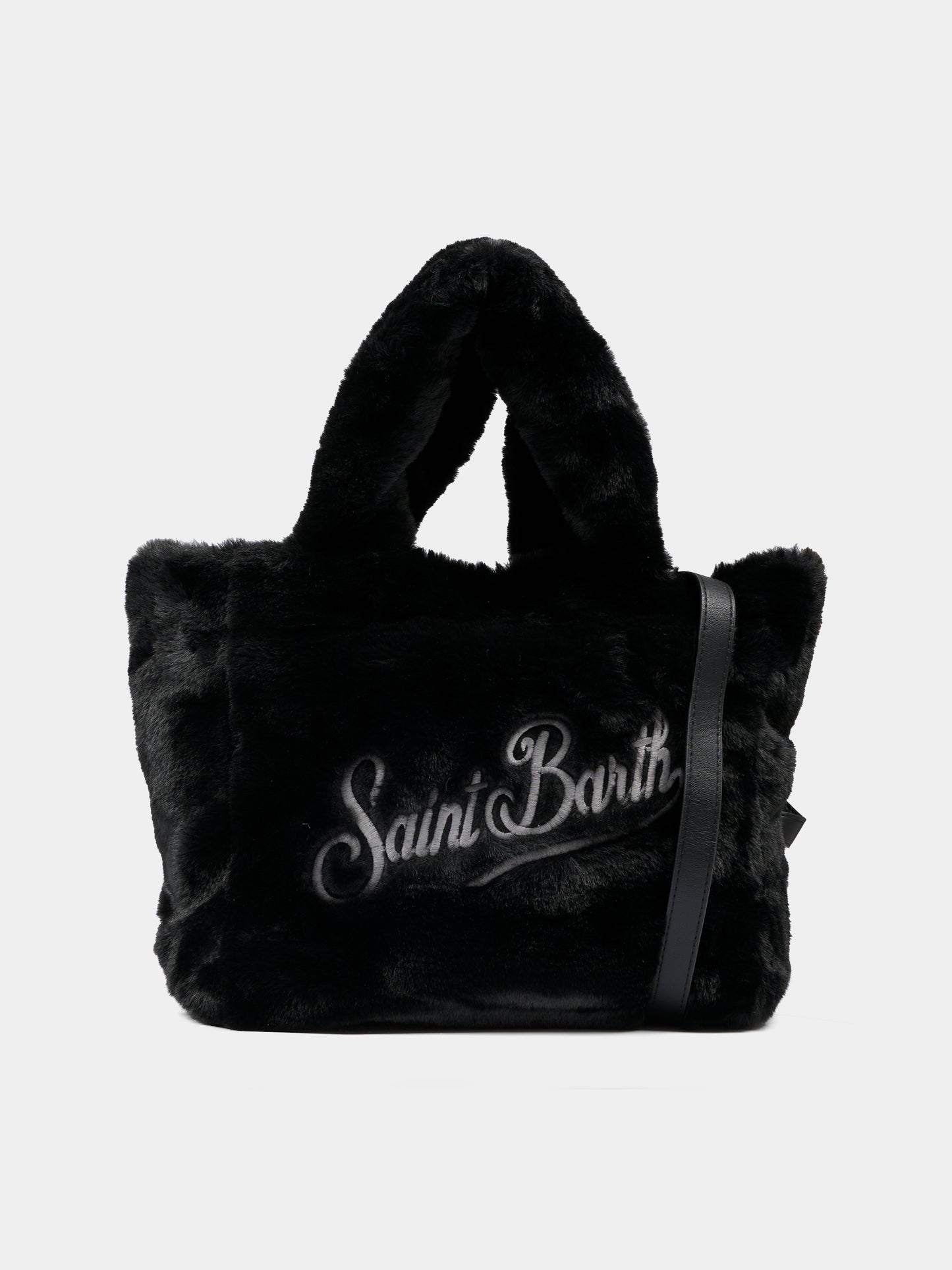 Borsa Colette nera per bambina con logo,Mc2 Saint Barth,COL0033 00292I