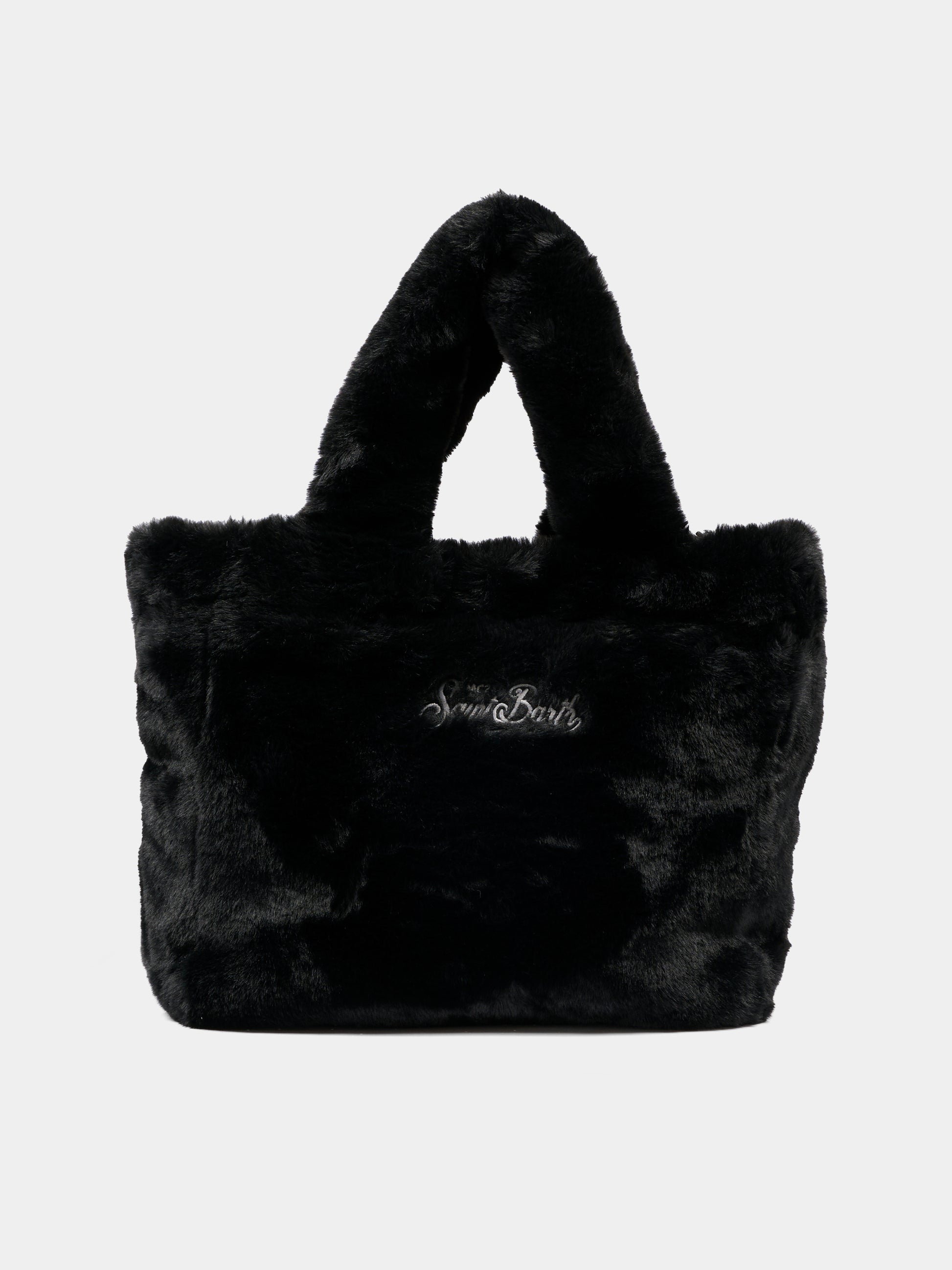 Borsa Colette nera per bambina con logo,Mc2 Saint Barth,COL0033 00292I