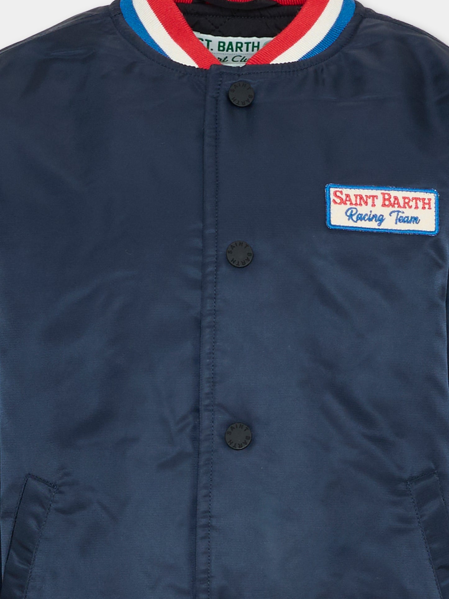 Giubbotto blu per bambino con Snoopy,Mc2 Saint Barth,WEL001 00062I