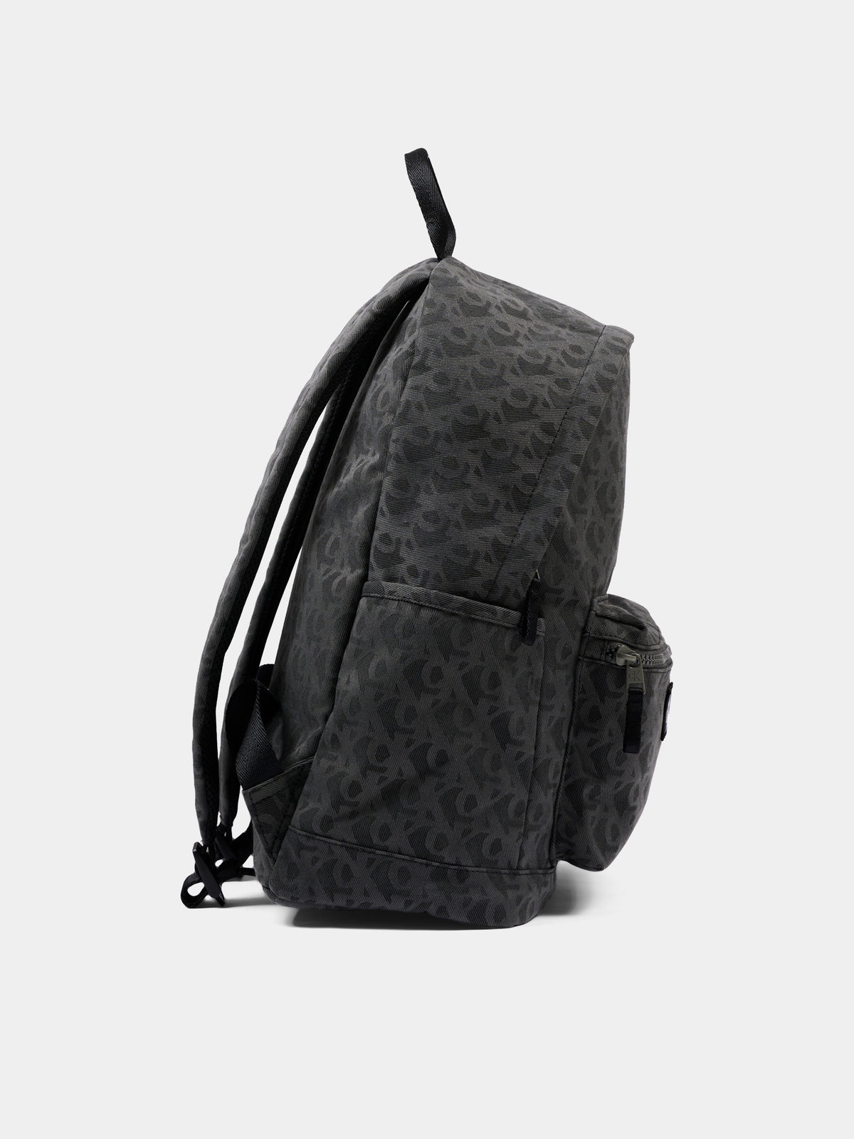 Zaino nero per bambini con logo,Calvin Klein Kids,IU0IU00735 BEH
