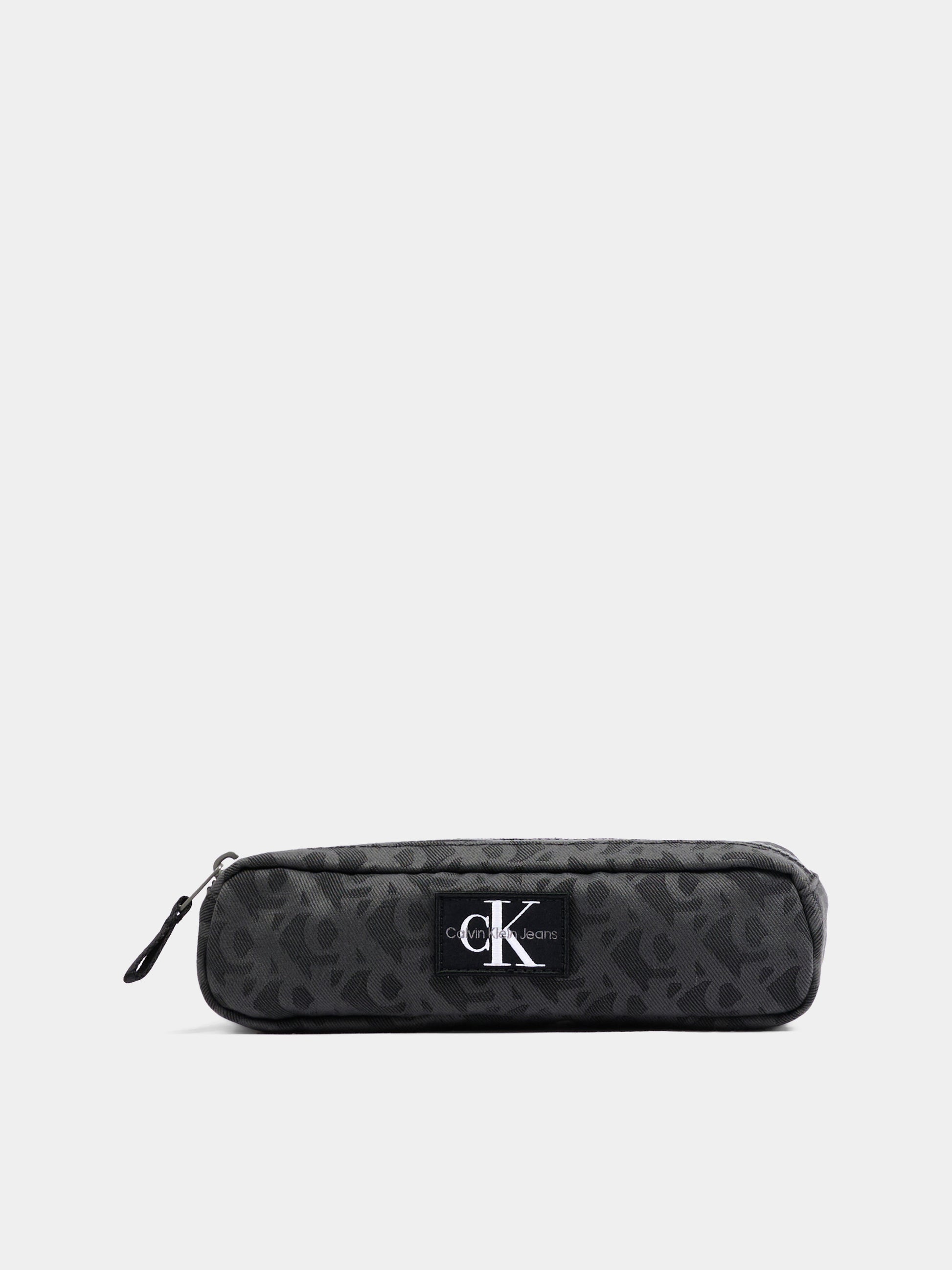 Astuccio nero per bambini con logo,Calvin Klein Kids,IU0IU00736 BEH