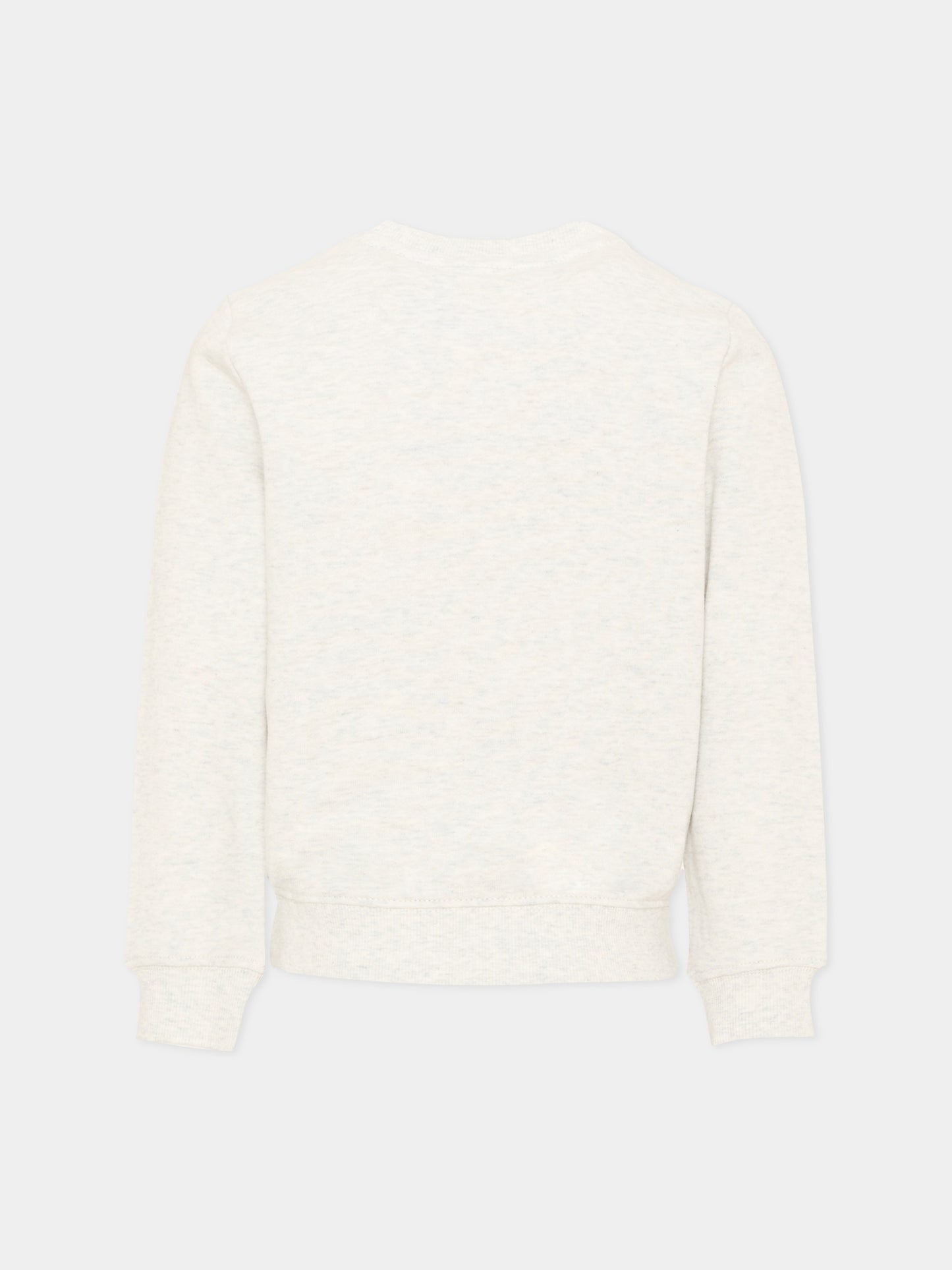 Felpa grigia per bambini con logo,Calvin Klein Kids,LV1CKTJB07 PMT
