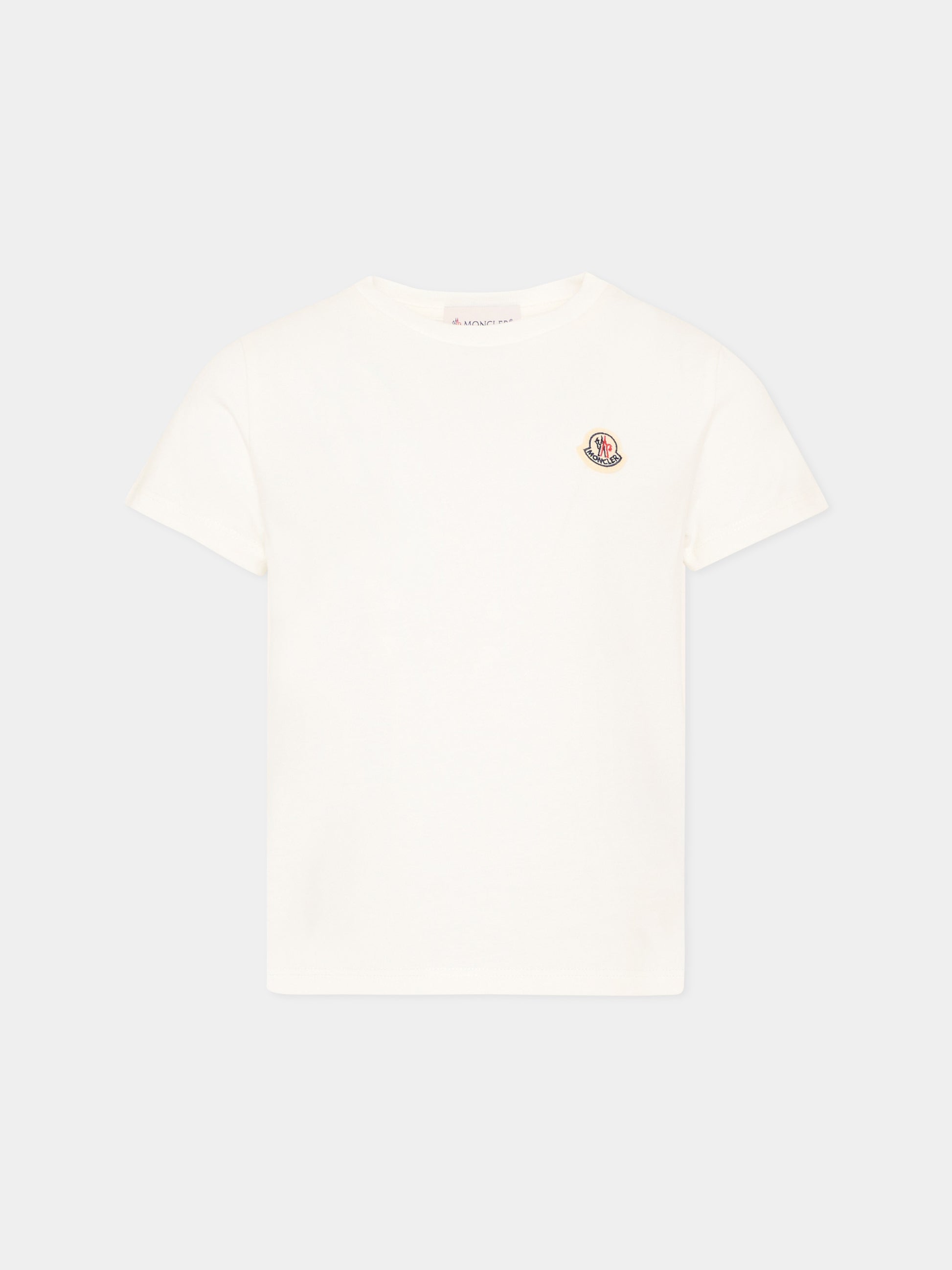 T-Shirt multicolor per bambina set 3 pezzi con logo,Moncler Kids,L2954 8C00016 89AT9 3P2