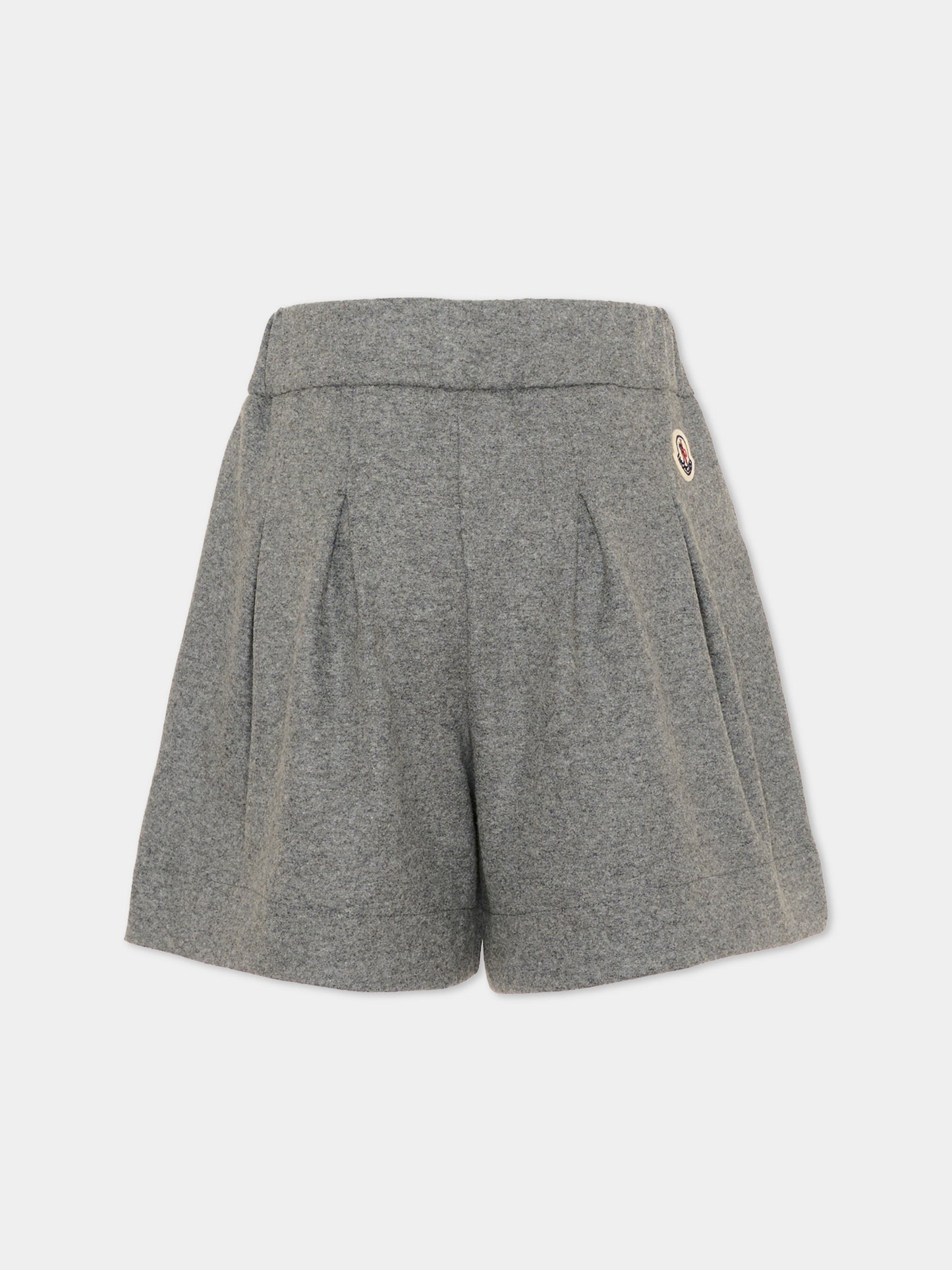 Completo sportivo grigio per bambina con logo,Moncler Kids,L2954 8M00005 89B0Y 935