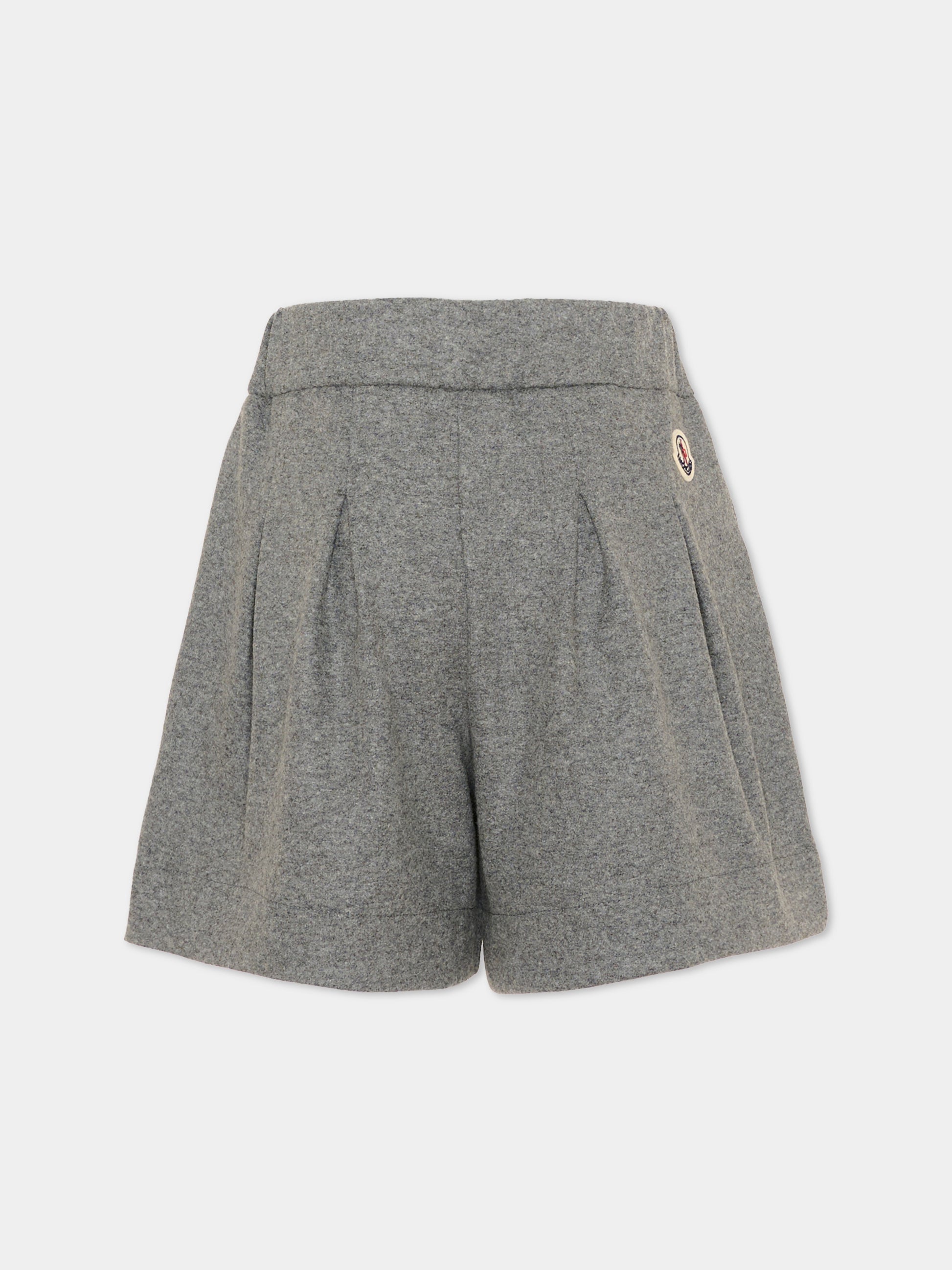 Completo sportivo grigio per bambina con logo,Moncler Kids,L2954 8M00005 89B0Y 935