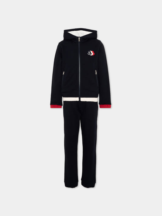 Blue sports outfit for Boy with logo