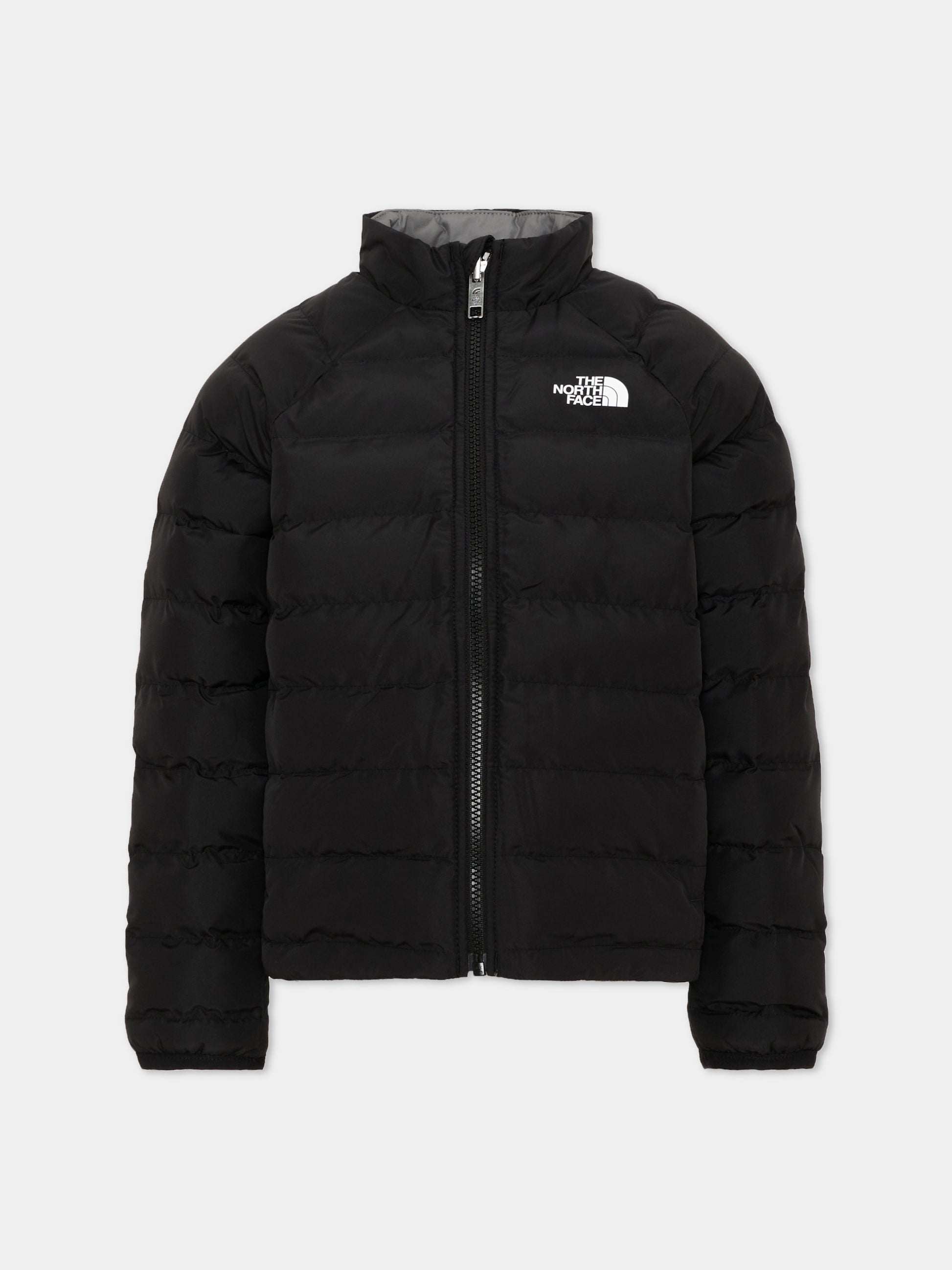 Piumini nero per bambino con logo,The North Face Kids,NF0A8H5AJK31