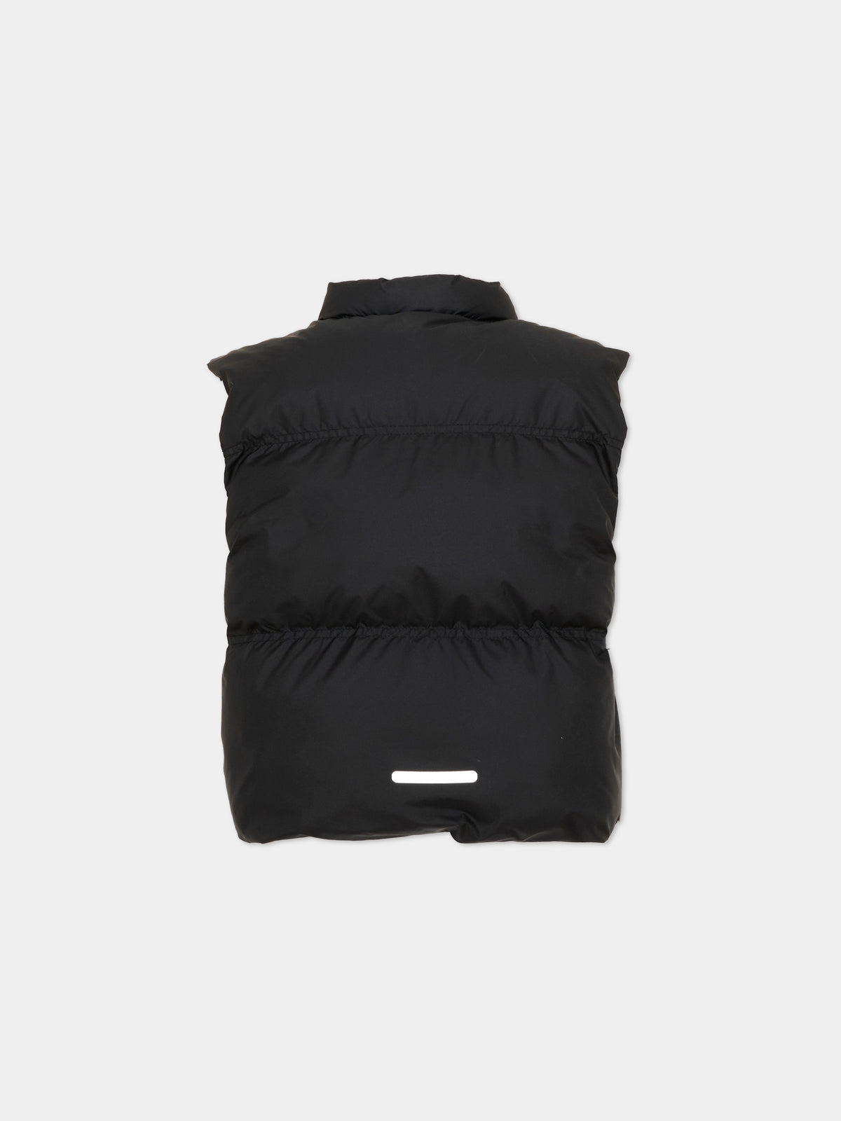 Gilet nero per bambini con logo,Adidas,KH0203