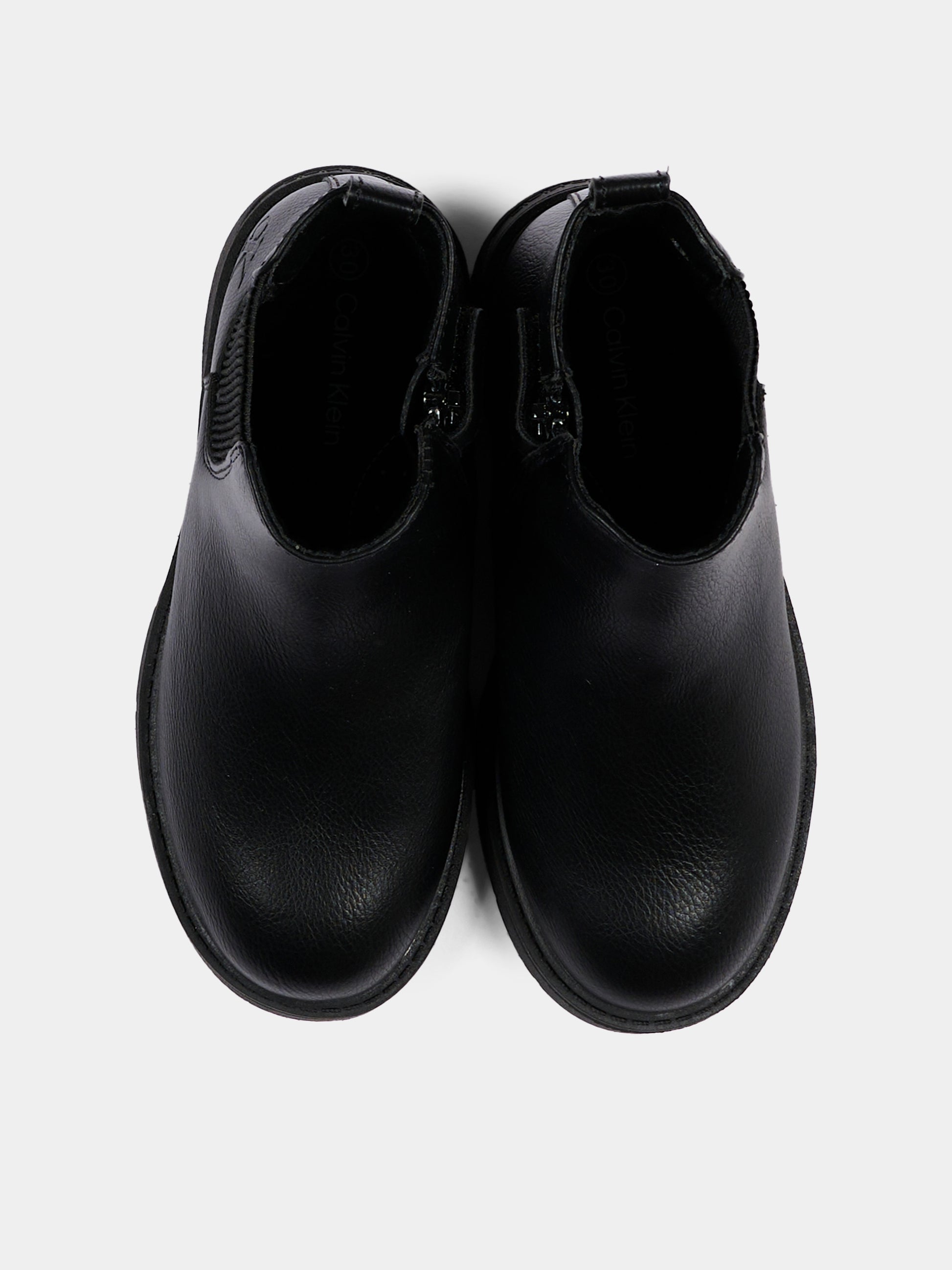 Stivaletti nero per bambino con logo,Calvin Klein Kids,V3X5 83498 1355999