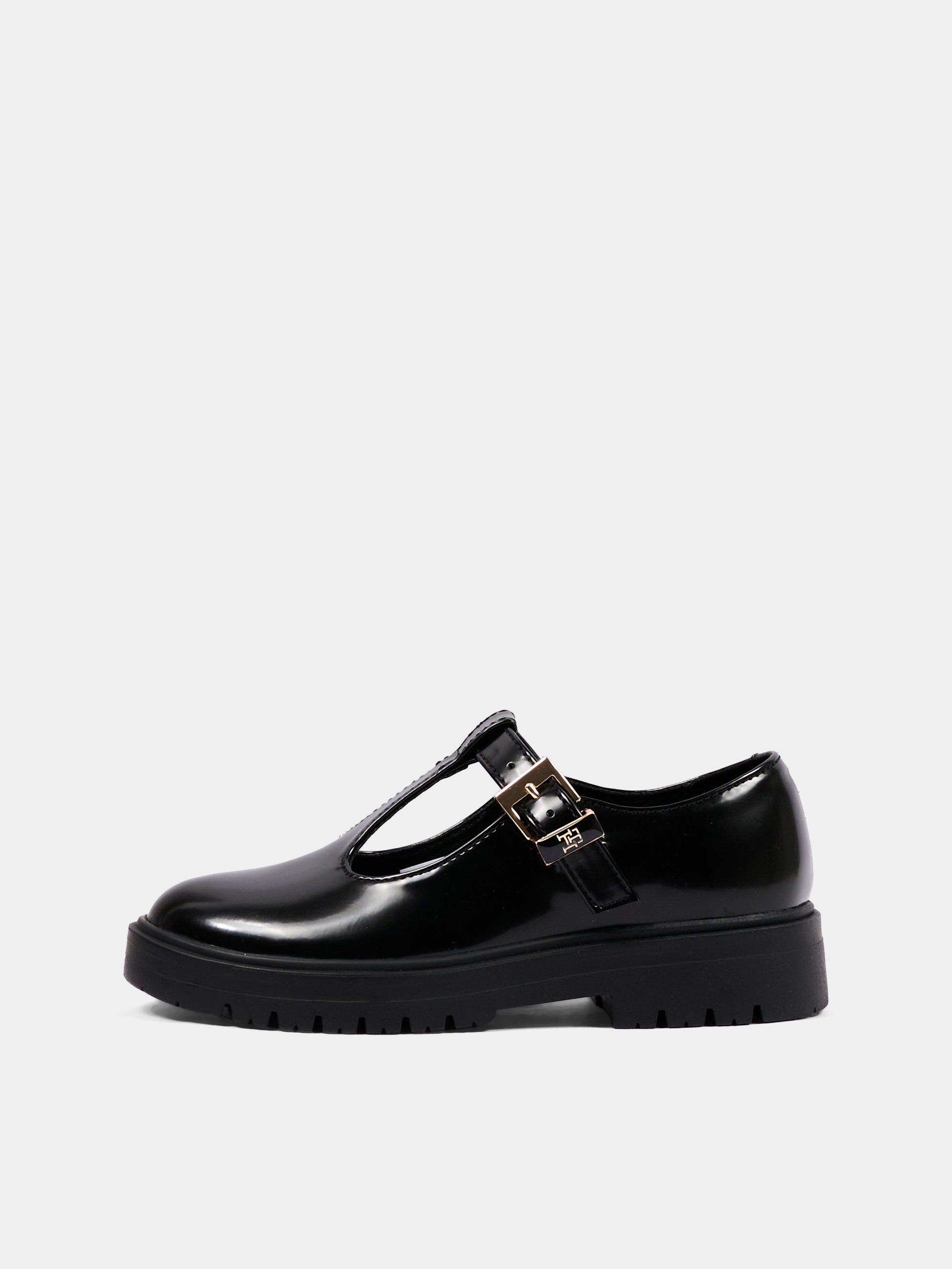 Occhio di bue nero per bambina con logo,Tommy Hilfiger Junior,T3A4 35140 1458999