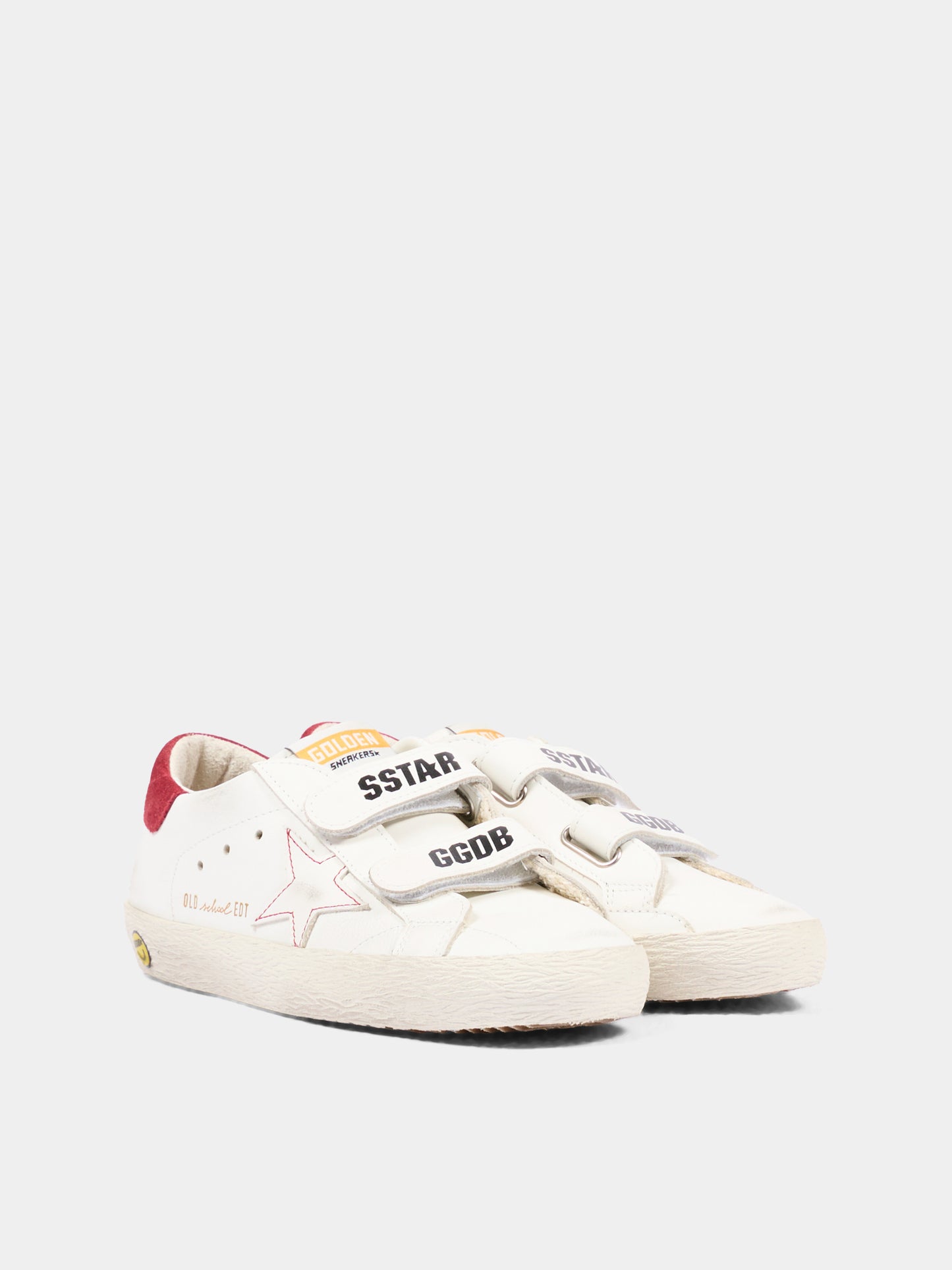 Sneakers Old School bianche a strappi per bambini,Golden Goose,GJF00111 F008666 10350