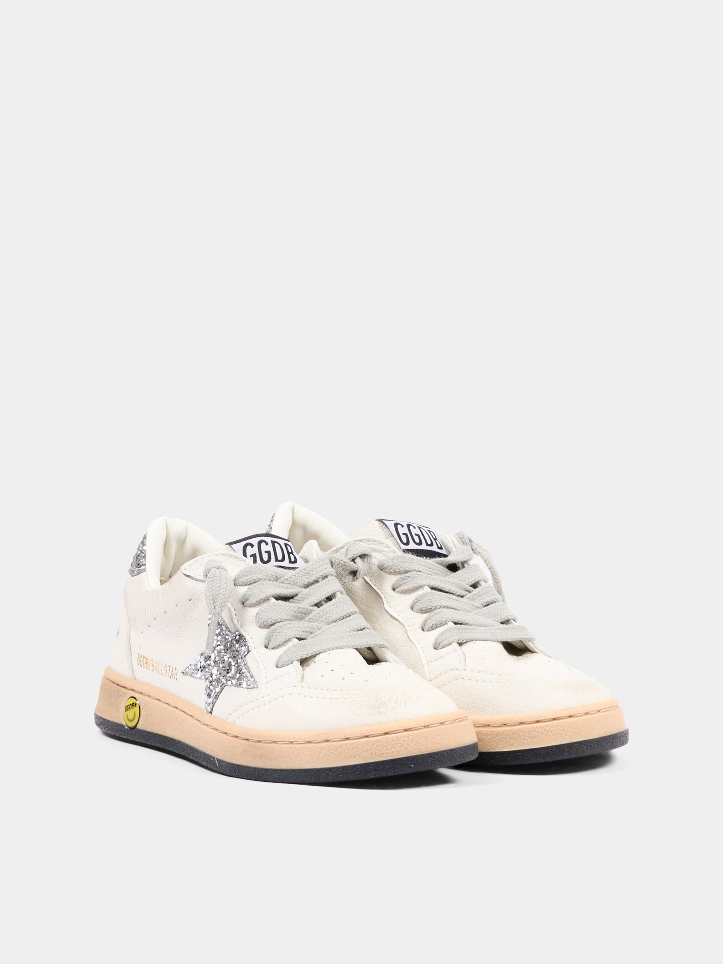 Sneakers azzurre Ball Star New per bambino,Golden Goose,GJF00439 F004826 80185