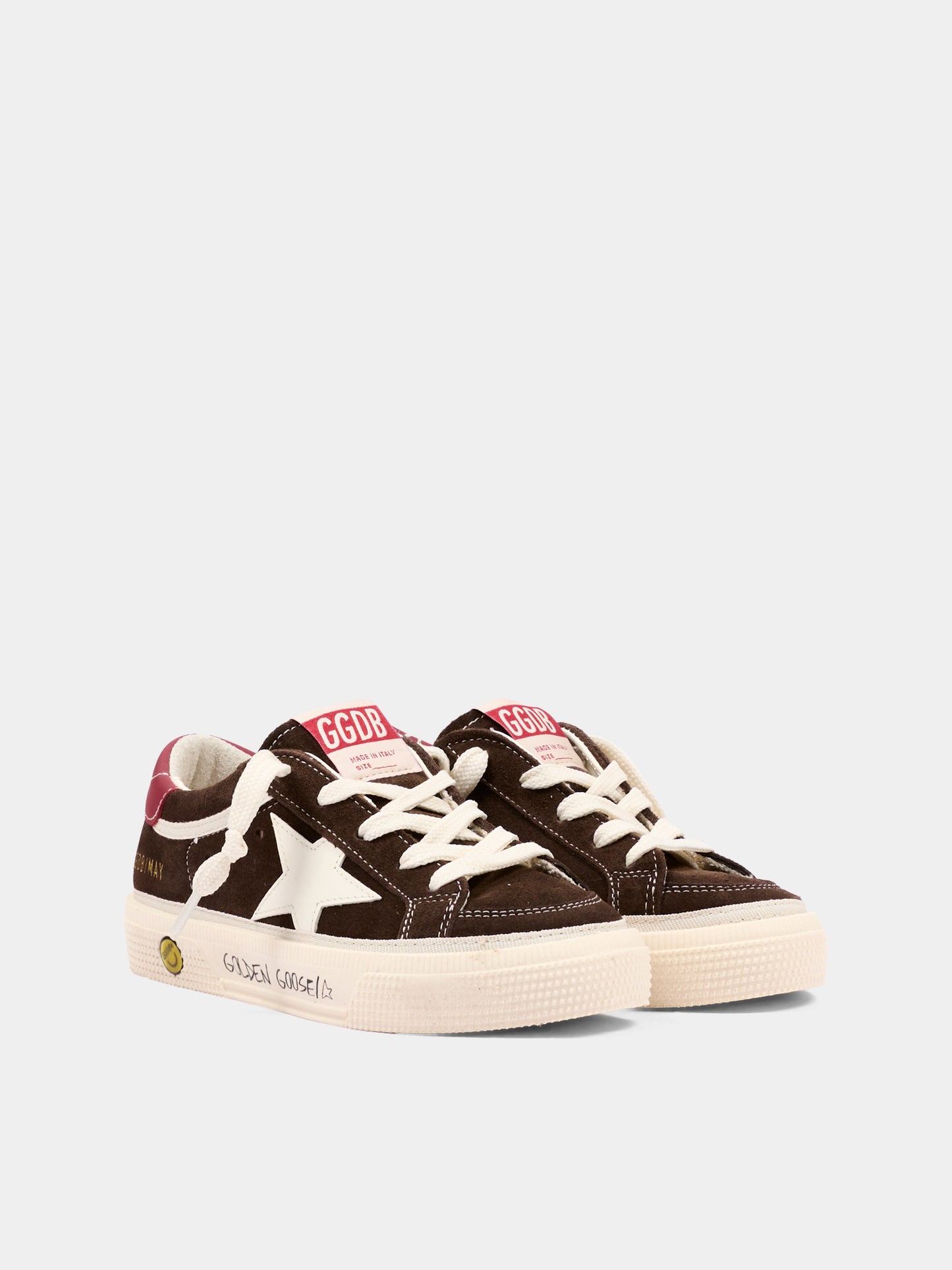 Sneakers marroni May per bambini,Golden Goose,GJF00496 F008645 55773