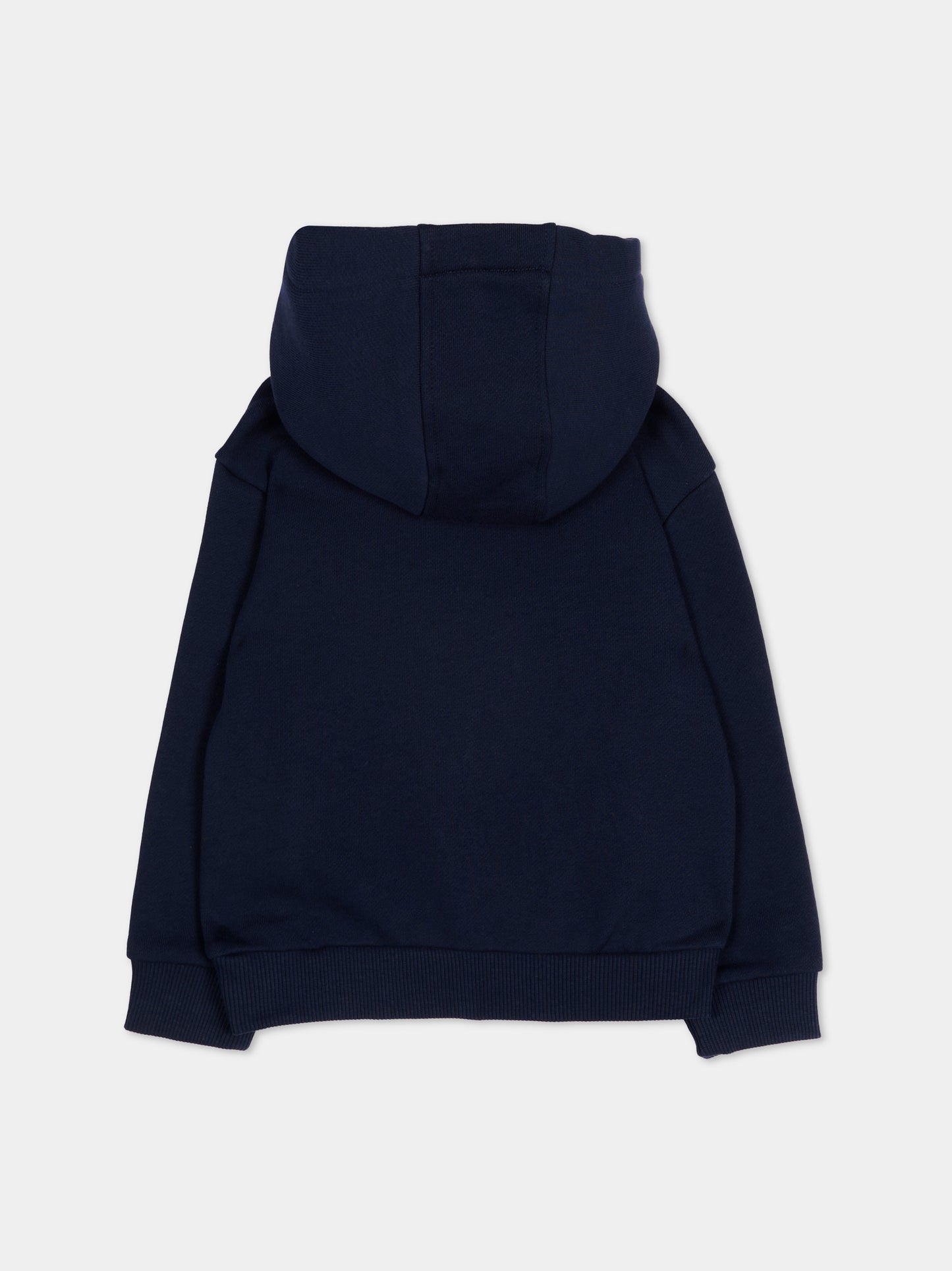 Felpa blu  Felpa con cappuccio blu per neonati  per Neonati logo frontale,Versace,1025252 1A18126 2U4K0