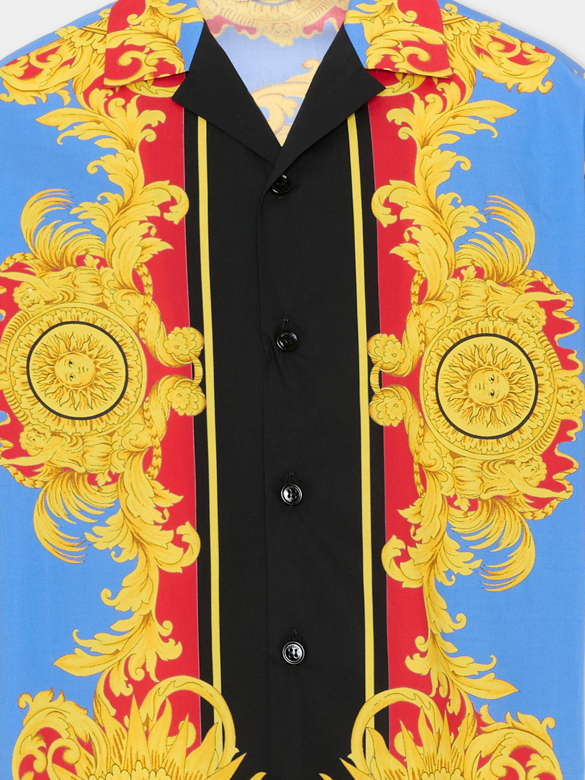 Camicia multicolor barocco per bambino,Versace,1024940 1A18114 5UG70