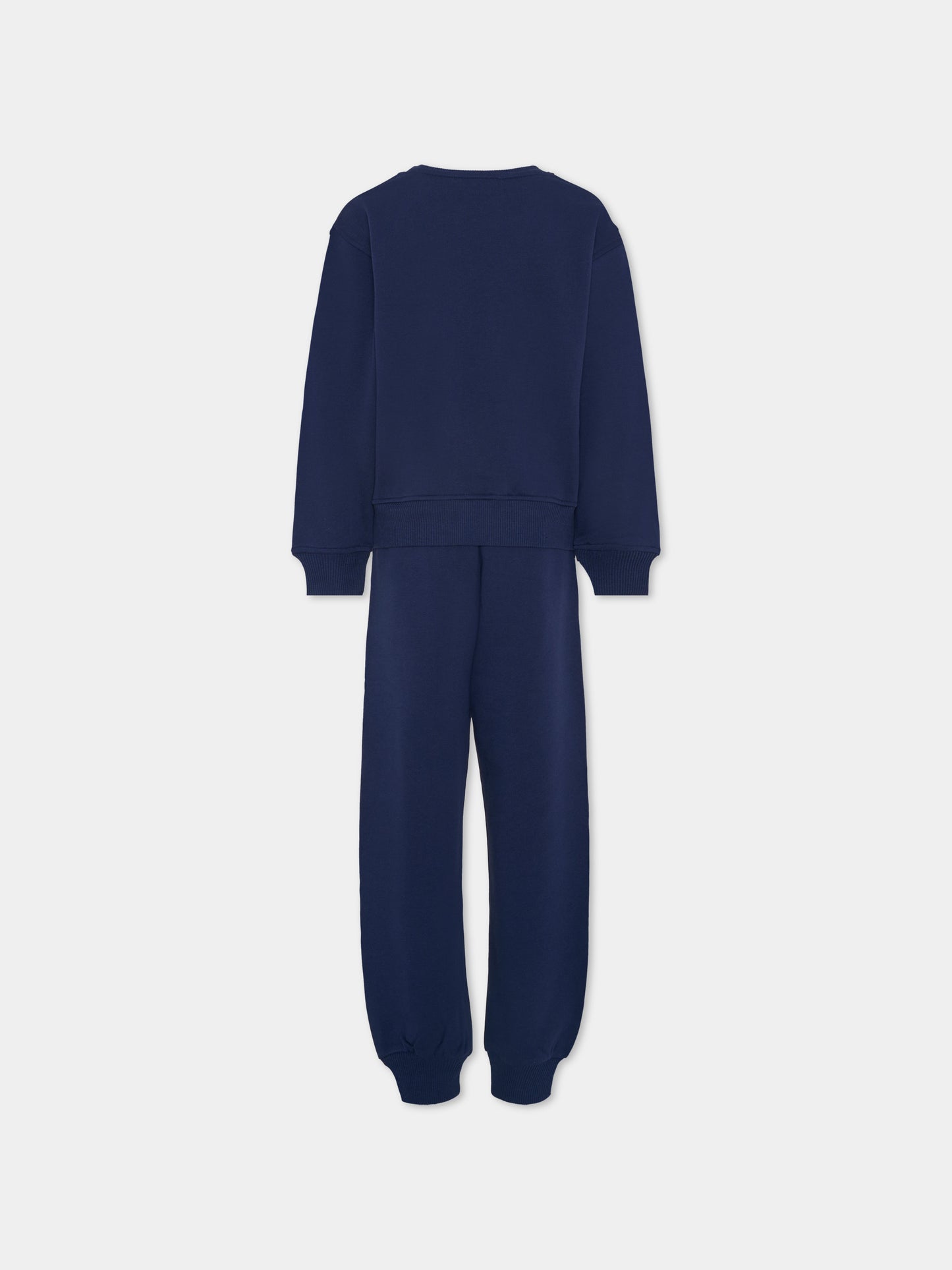 Completo blu per bambino con Teddy Bear,Moschino Kids,HUK04B LCA58 40016