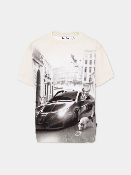 T-Shirt grigia Riley per bambino,Molo,1W26A203 5922