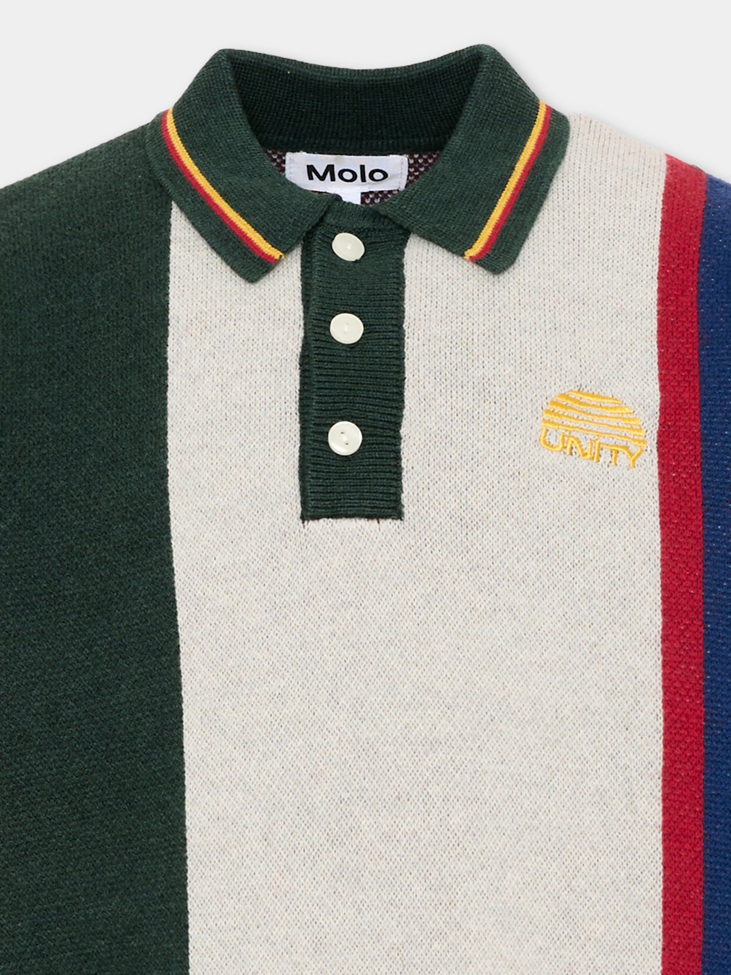 Polo multicolor Bertil per bambino,Molo,1W26K204 9937