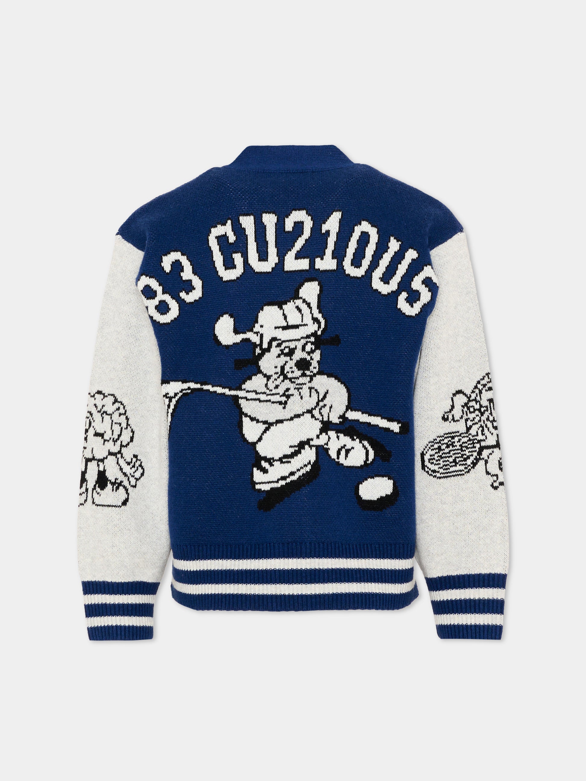 Cardigan blu per bambino,Molo,1W26K302 9757