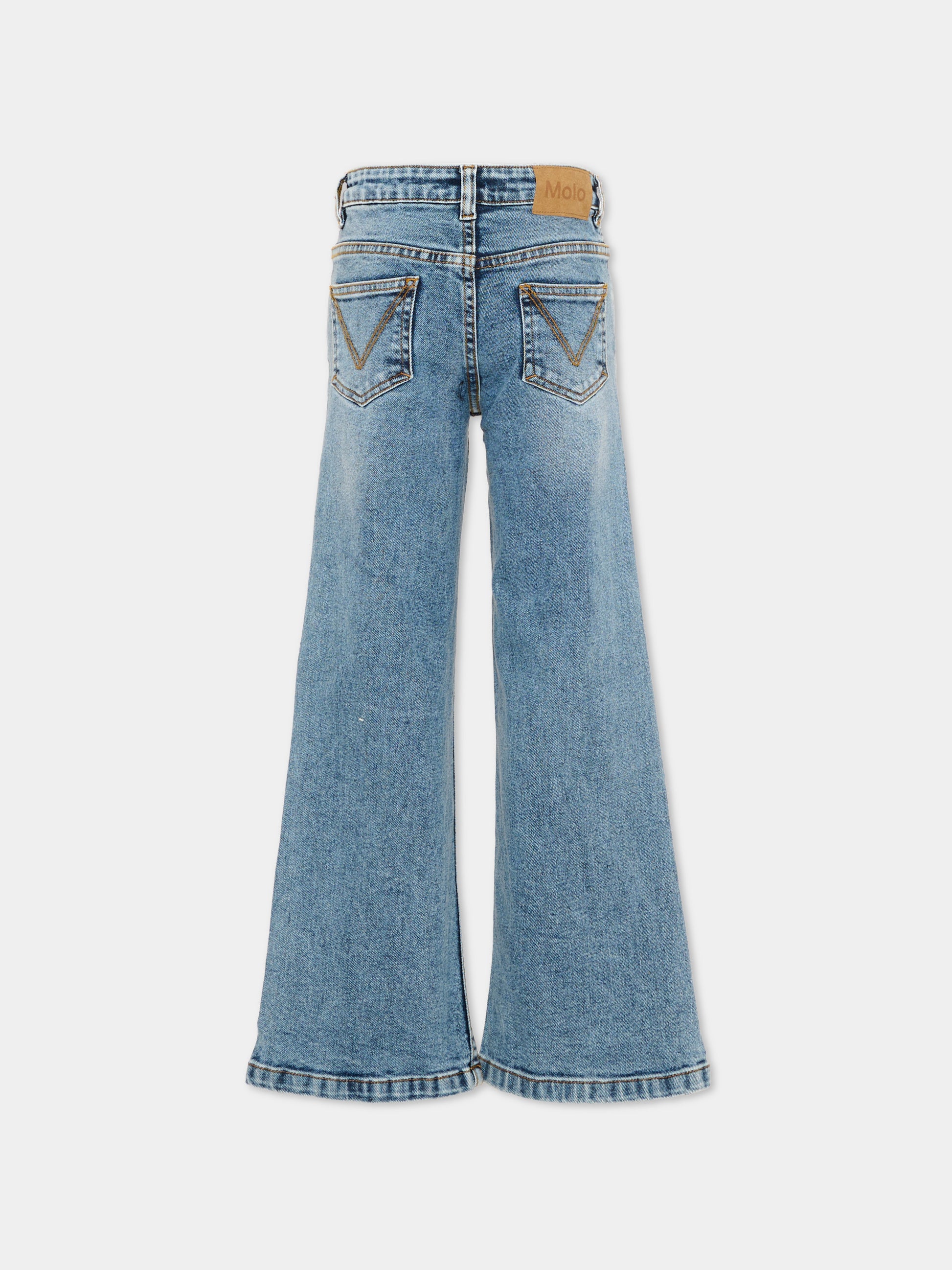 Jeans denim Asta per bambina,Molo,2NOSI102 1106