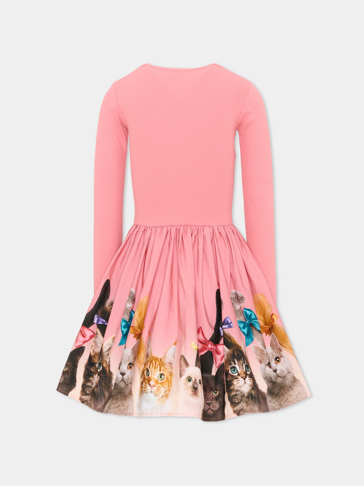 Vestito rosa Casie per bambina con gatti,Molo,2W26E203 5616