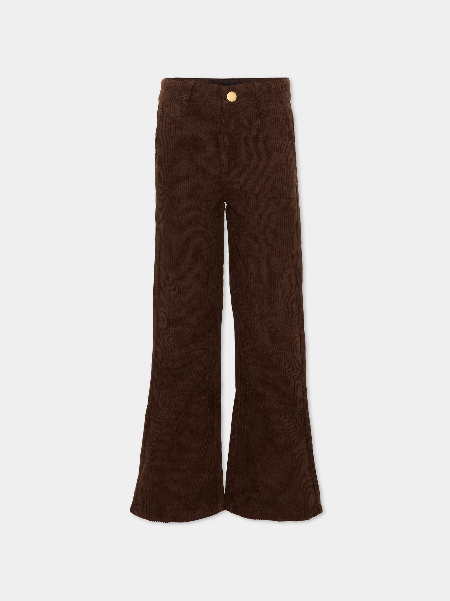 Pantaloni marroni Aida per bambina,Molo,2W26I104 5993