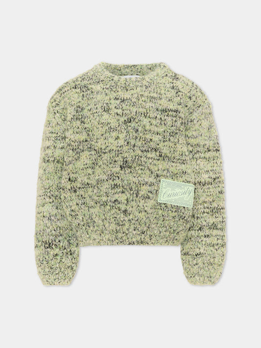 Maglione verde Gulia per bambina,Molo,2W26K215 5781