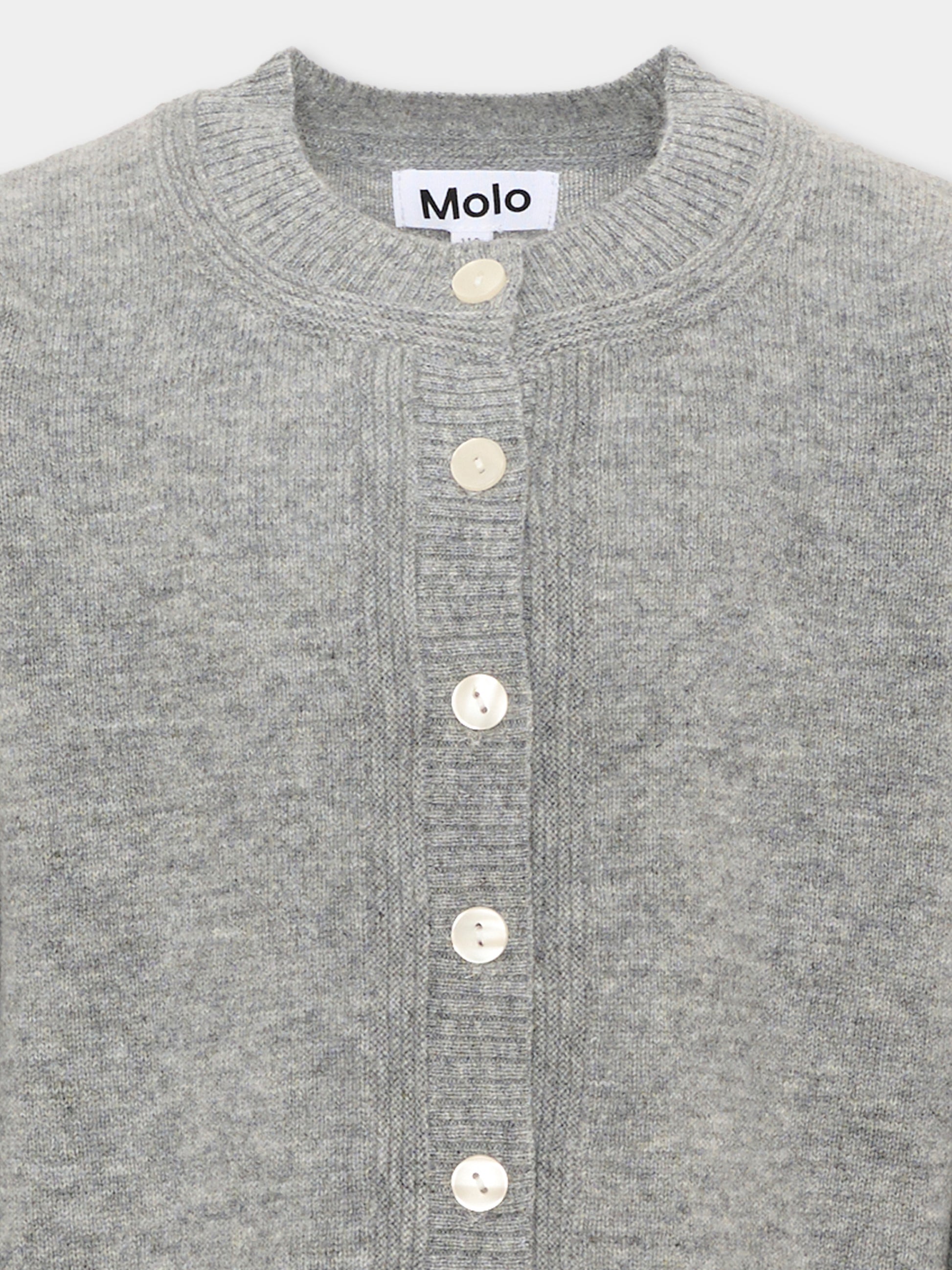 Cardigan grigio Giovanna per bambina,Molo,2W26K302 1046