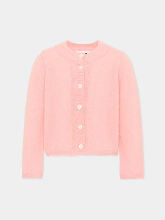 Cardigan rosa Giovanna per bambina,Molo,2W26K302 5724
