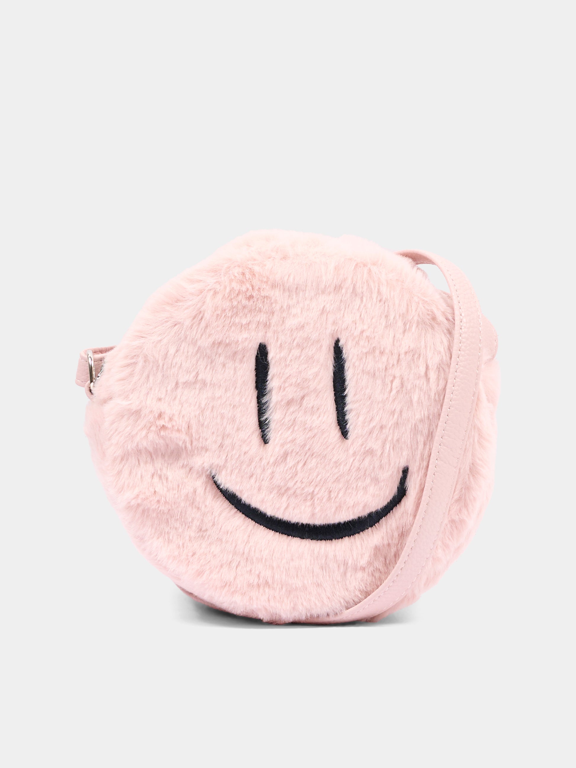 Borsa rosa Fluffy per bambina con smile,Molo,7W26V108 8058