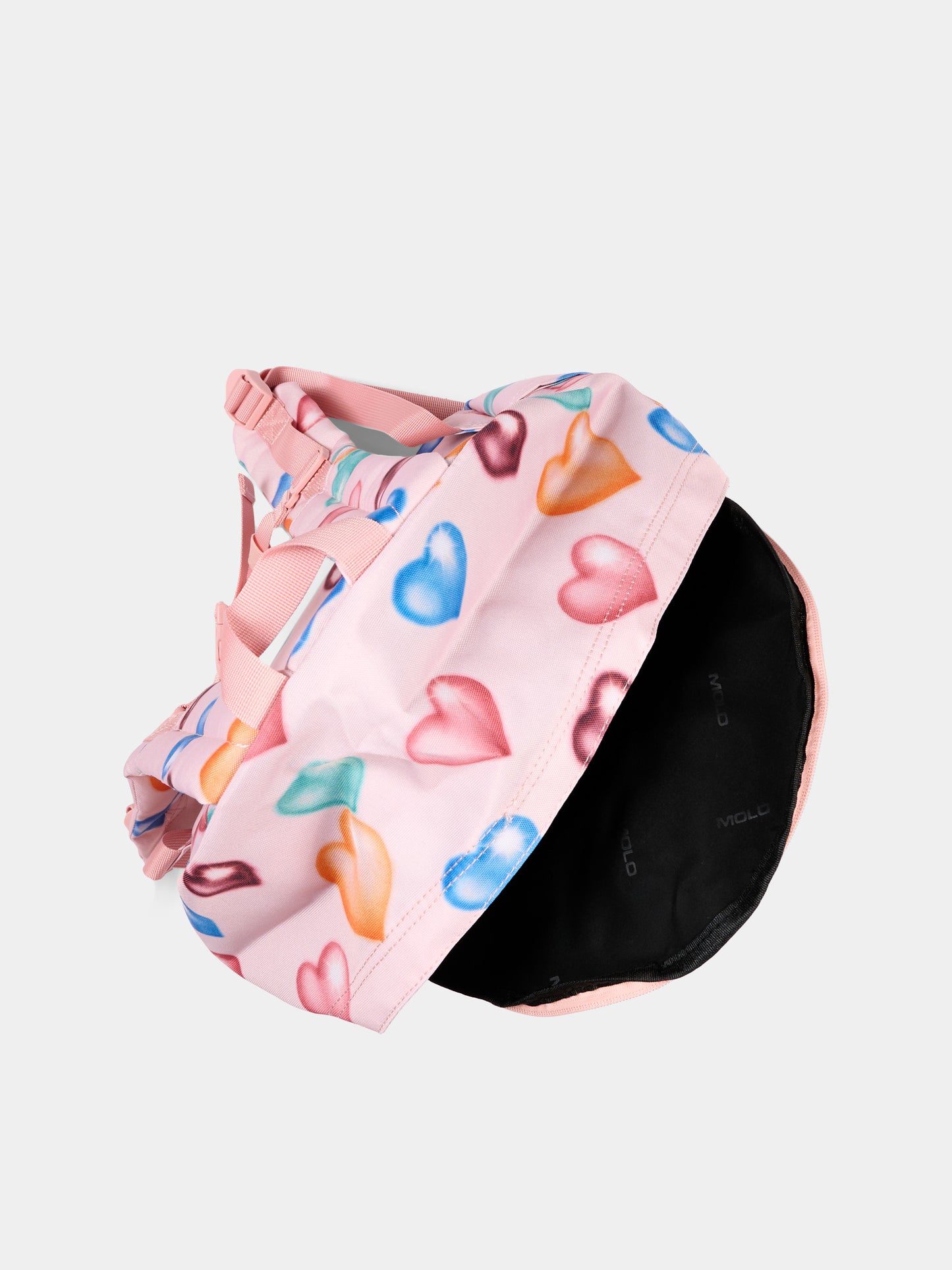 Zaino rosa Mio con cuori per bambina,Molo,7W26V203 5745
