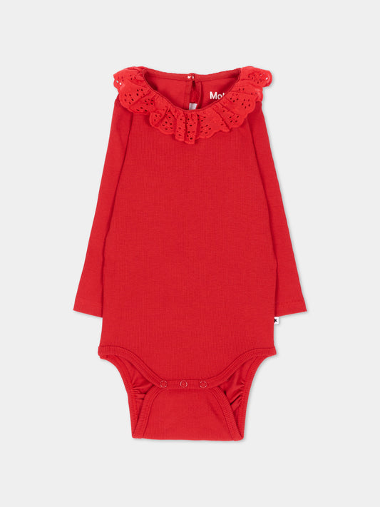 Body rosso Faye per neonata,Molo,4W26B204 5726
