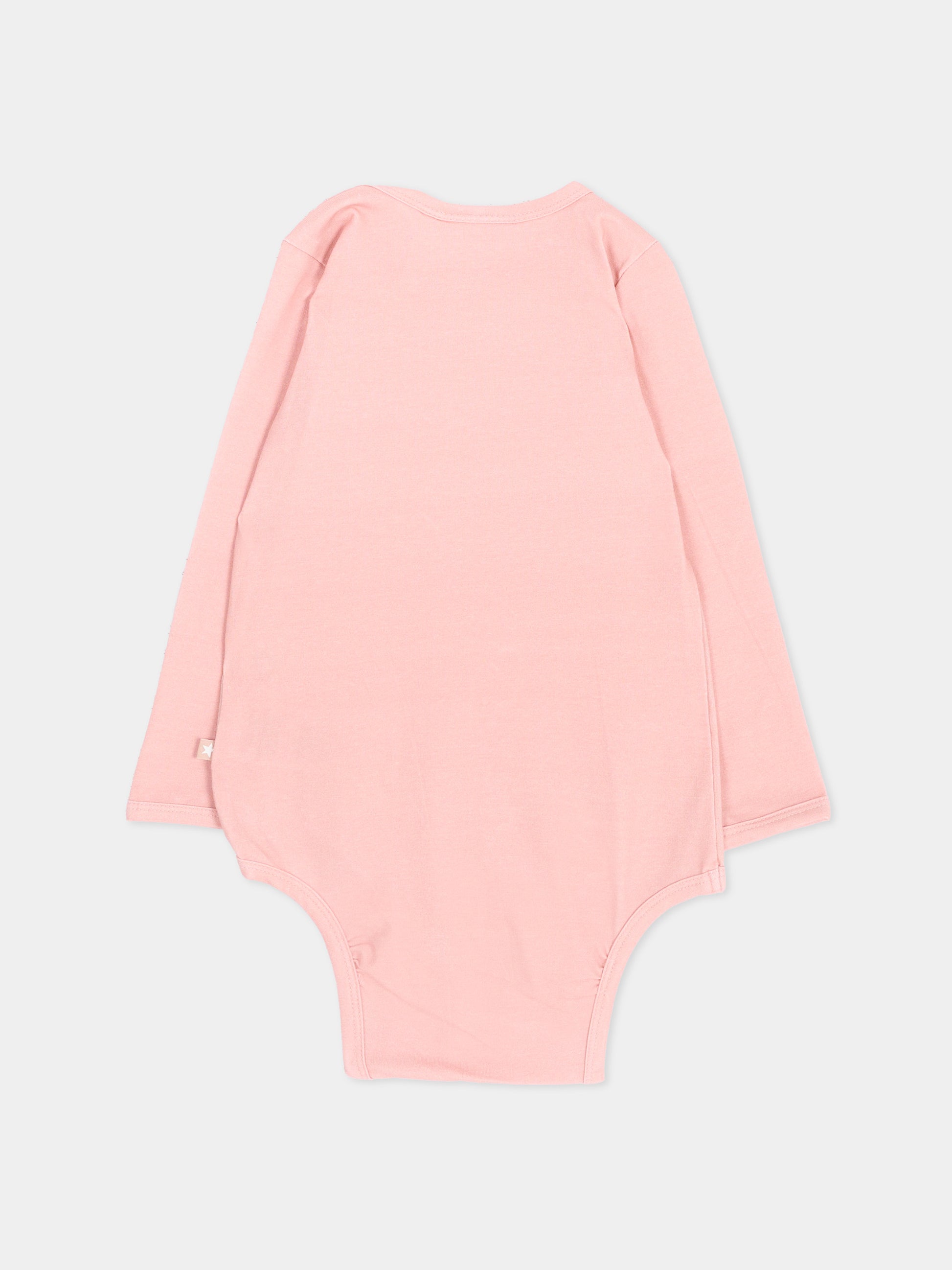 Body rosa Foss per neonata con coniglio,Molo,4W26B205 5783