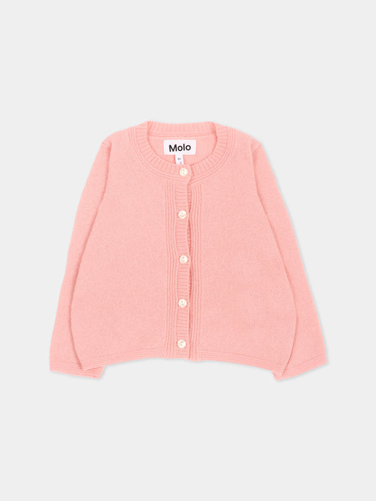 Cardigan rosa Gita  per neonata,Molo,4W26K301 5724