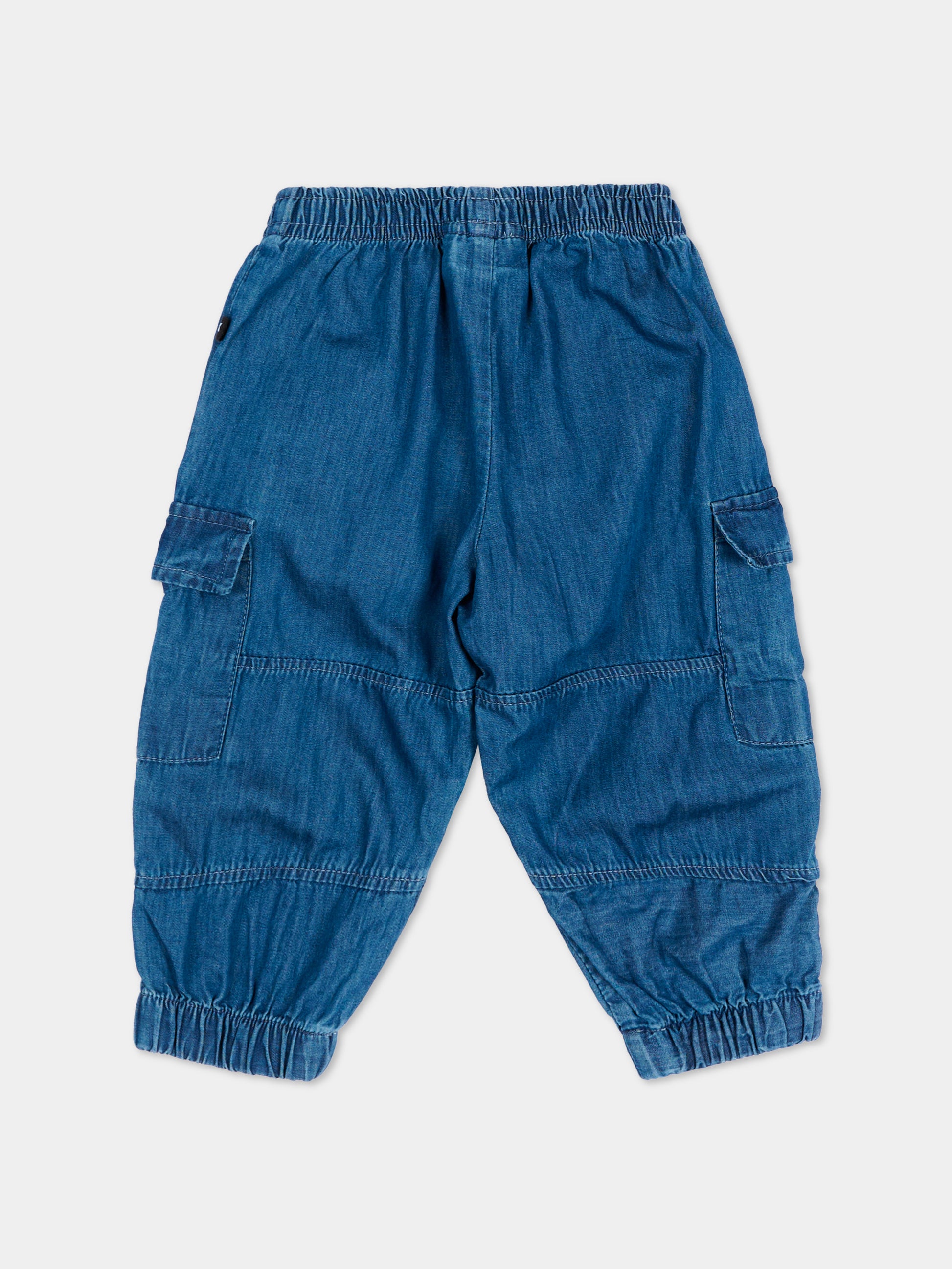 Jeans denim Cargo Sae blu per neonato,Molo,6W26I124 8074